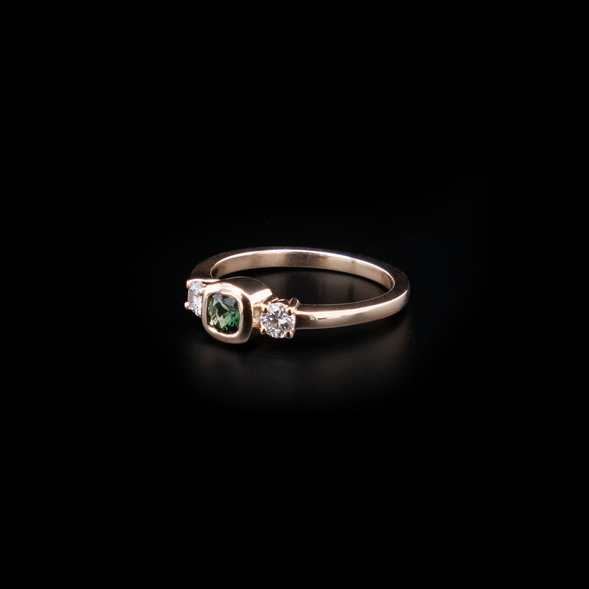 Green Tourmaline Ring