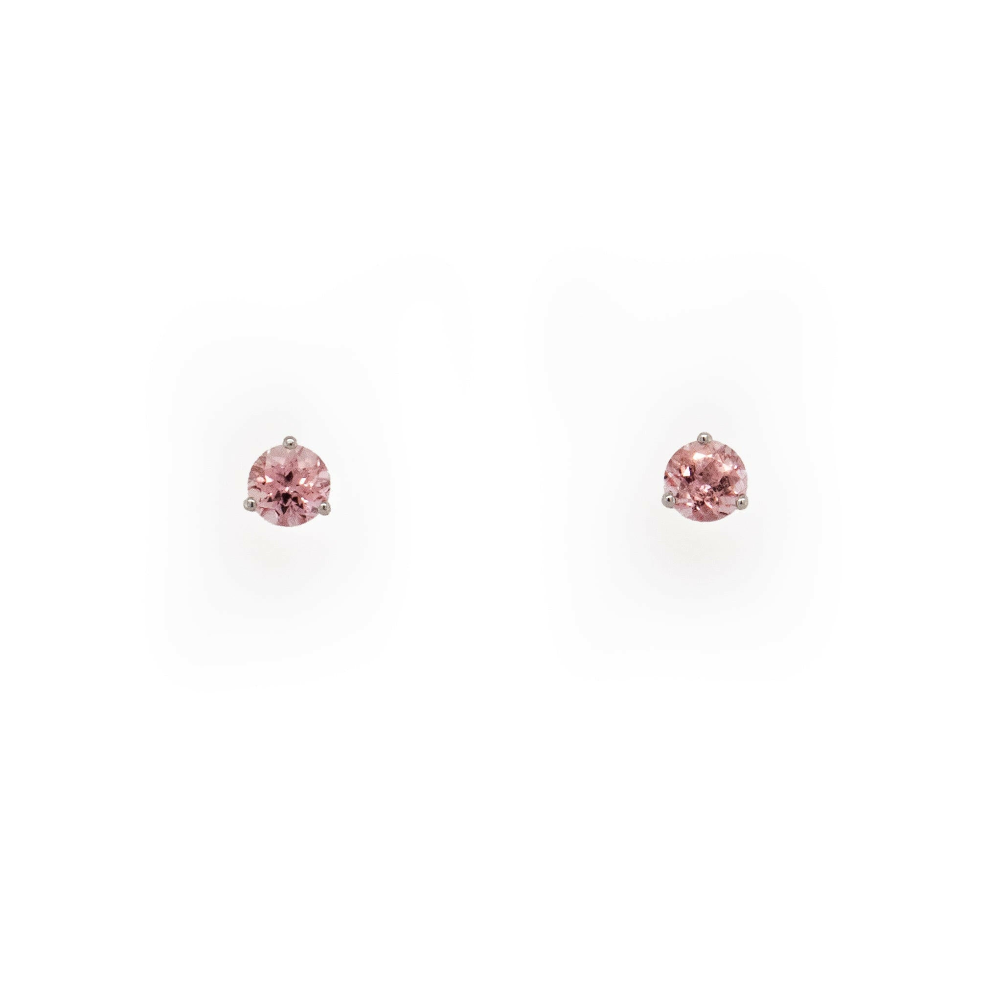 pink sapphire earrings