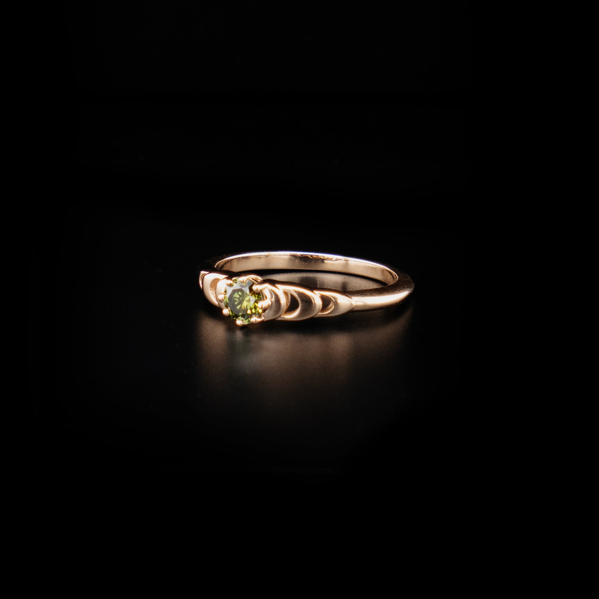 green engament stones