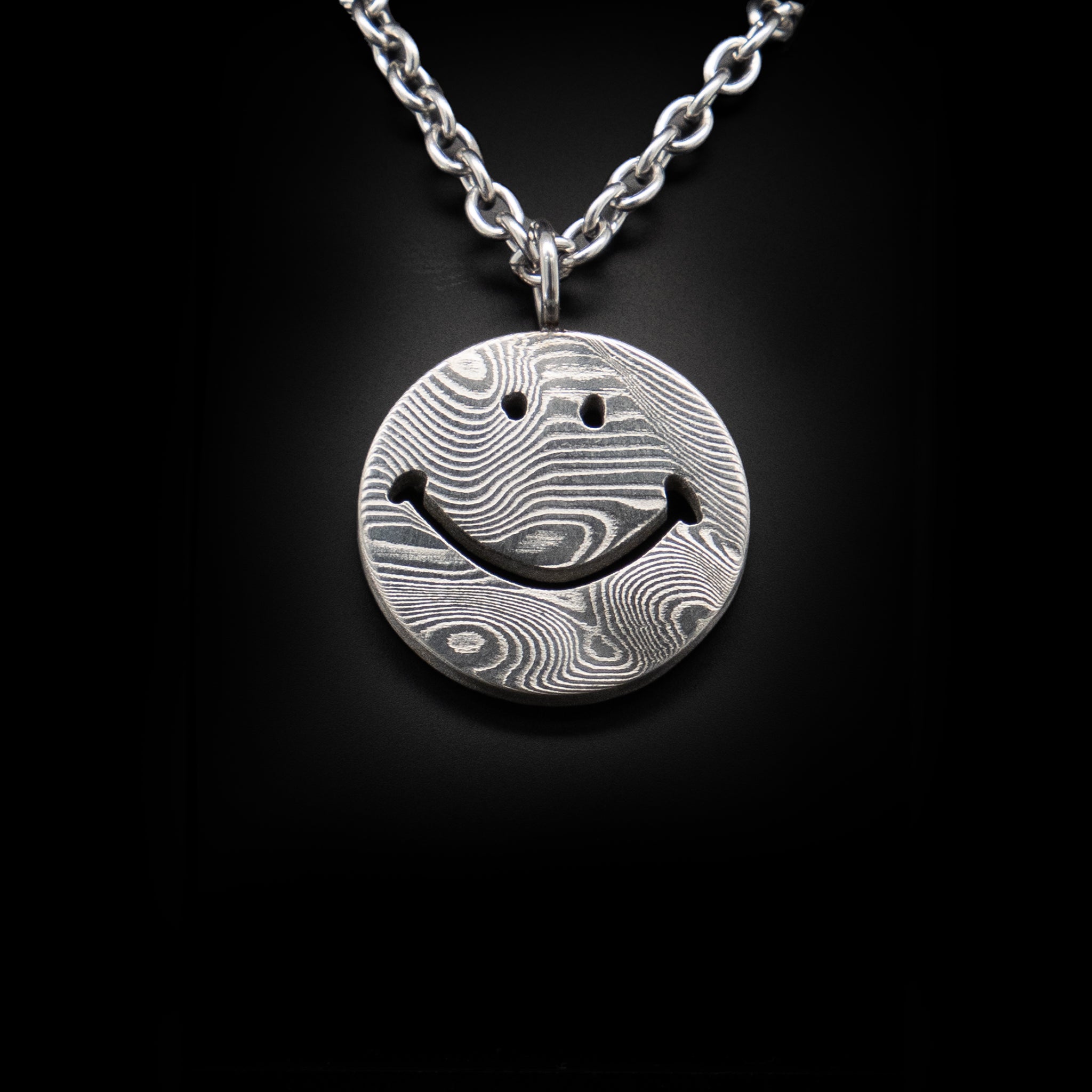 Harvey Ball Pendant and Chain