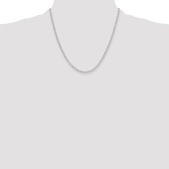 Sterling silver paperclip chain