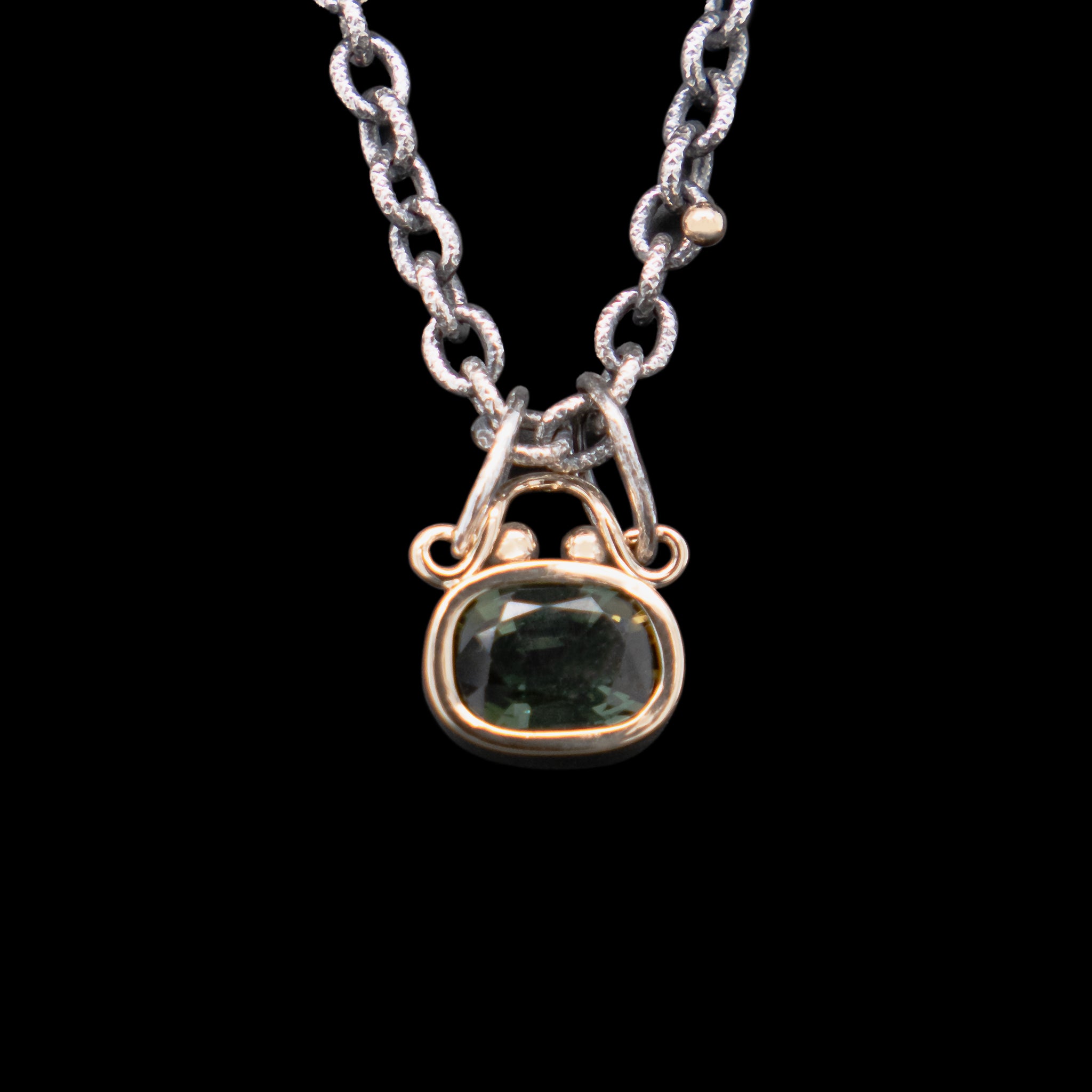 tourmaline on black