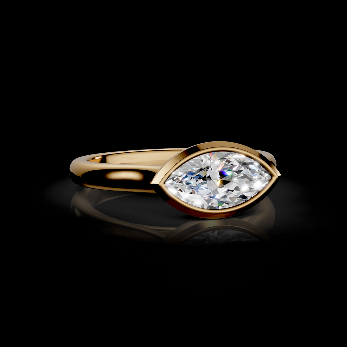 Marquise East-West Ring (Design)