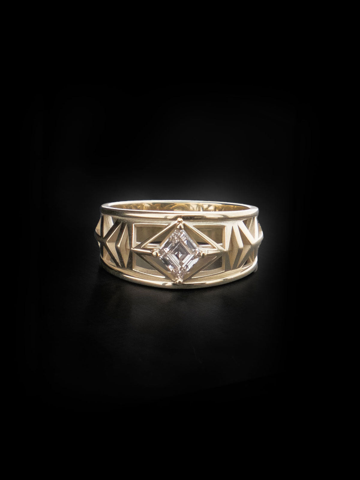 diamond kite ring
