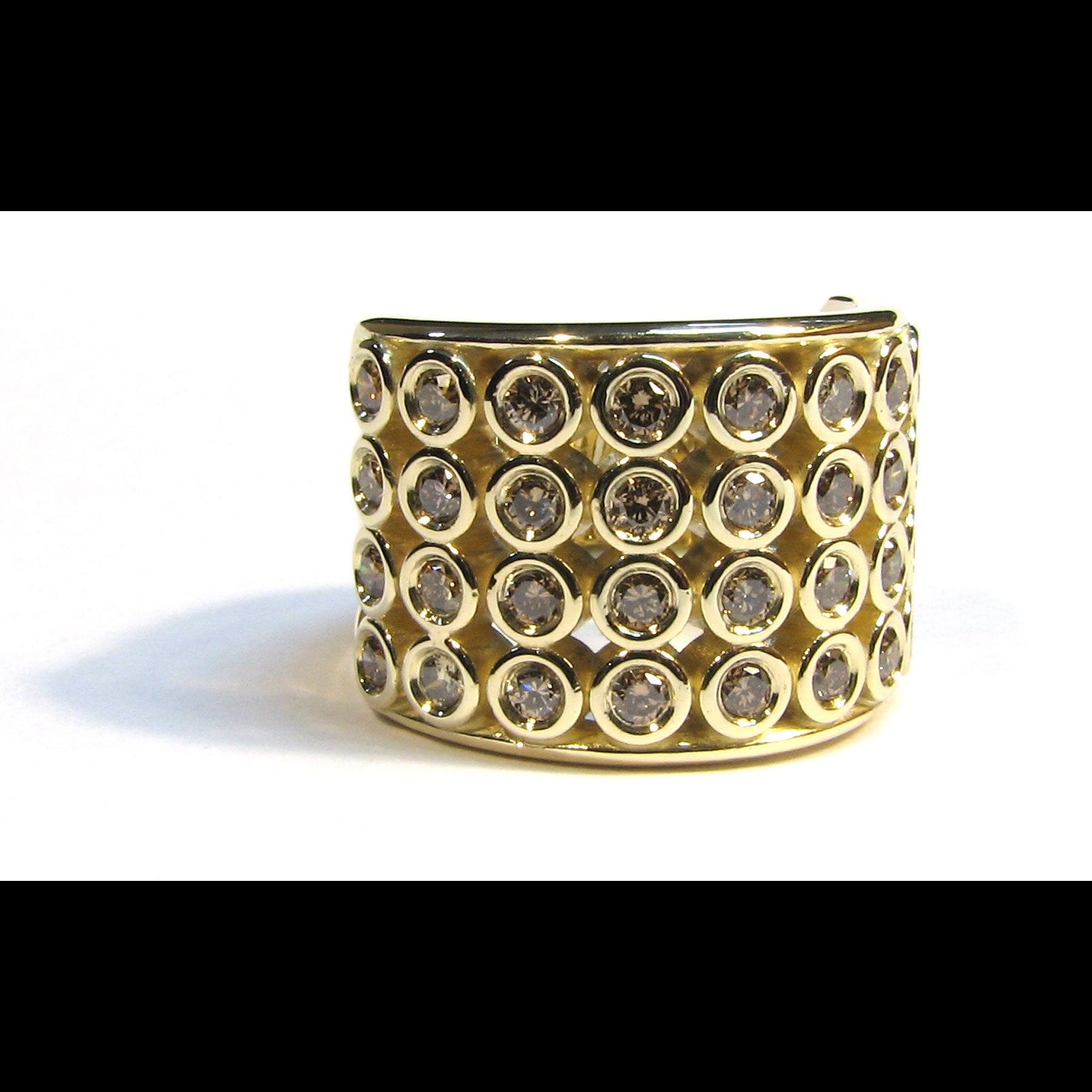 Champagne diamond ring