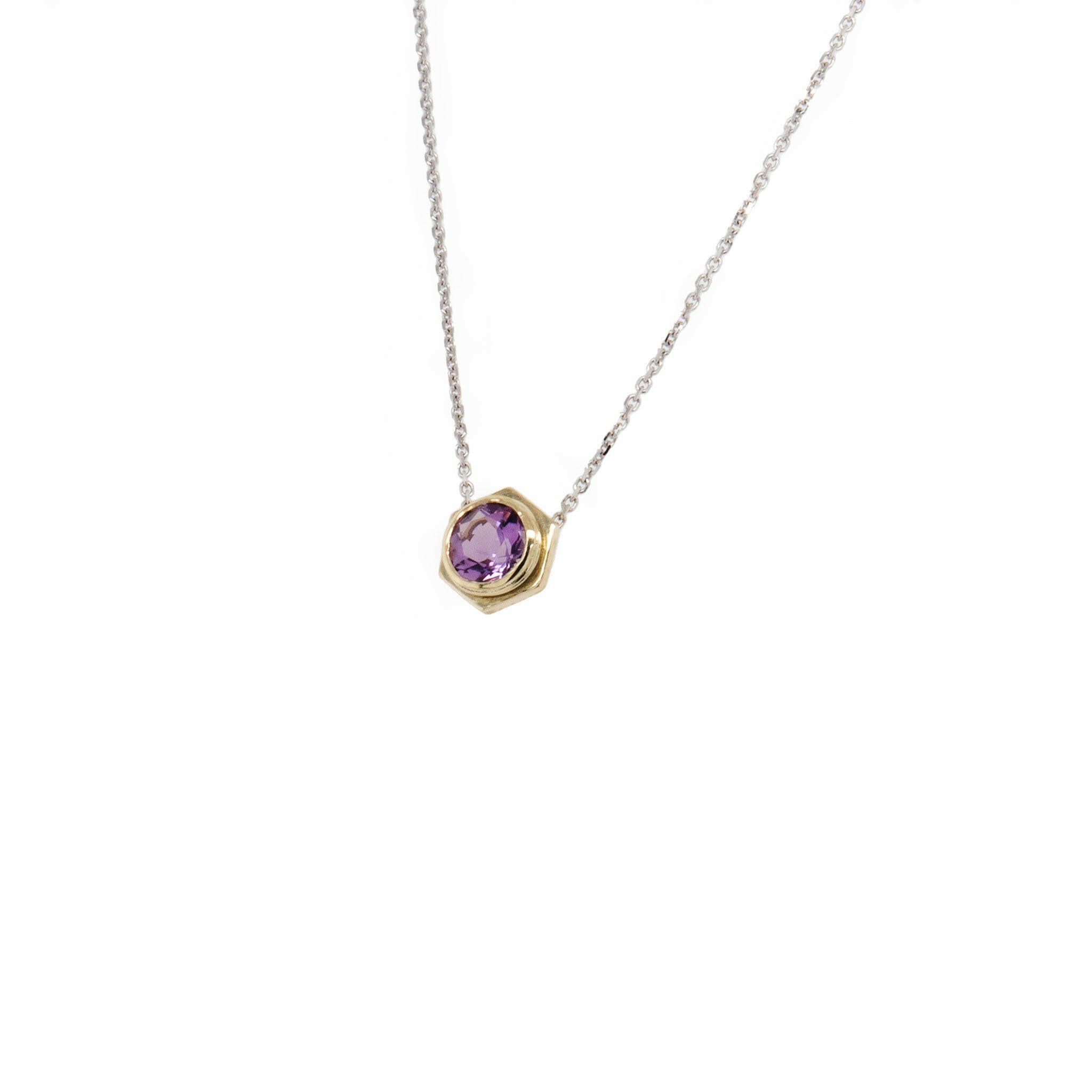 hex bolt pendant- ilah jewelry