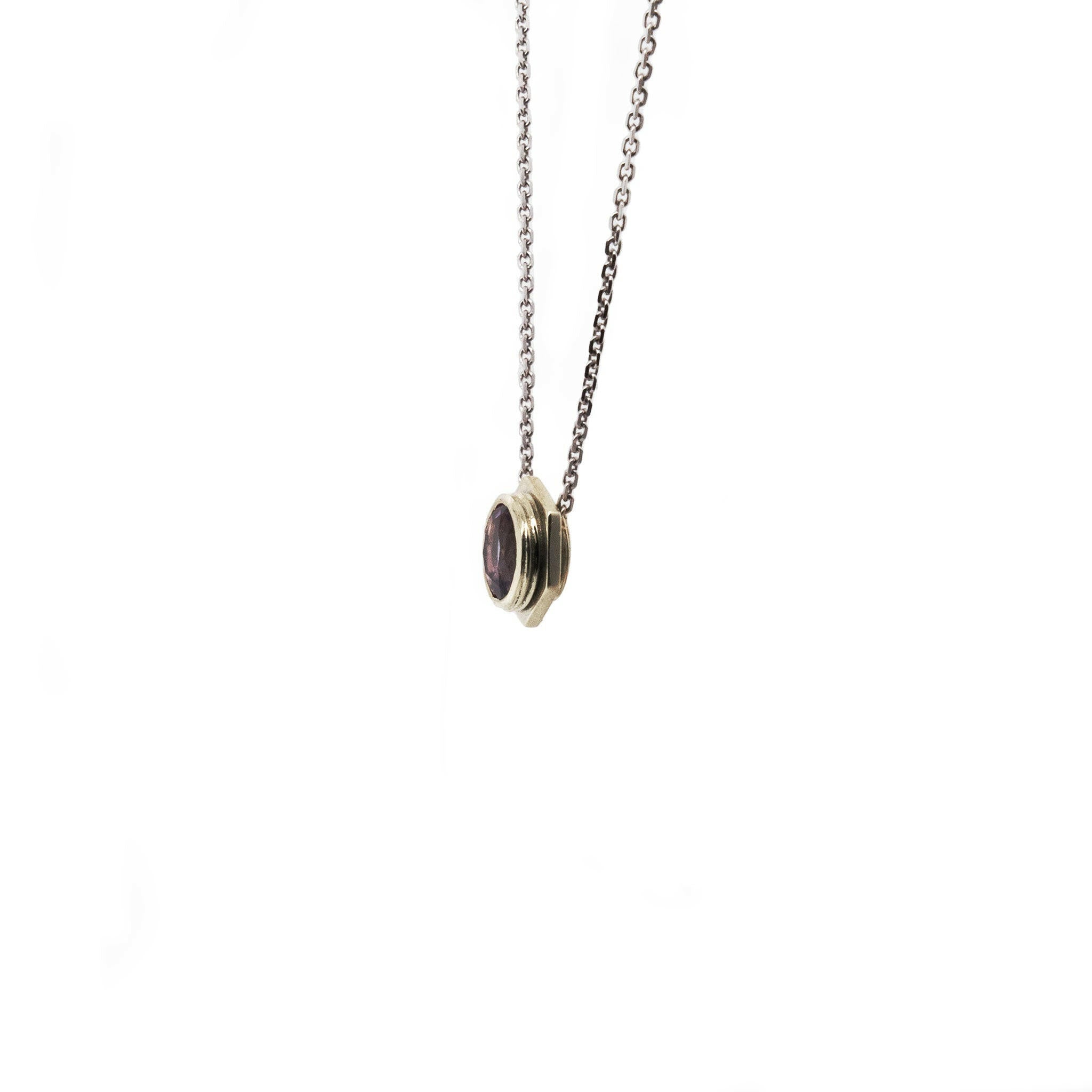 hex bolt pendant- ilah jewelry