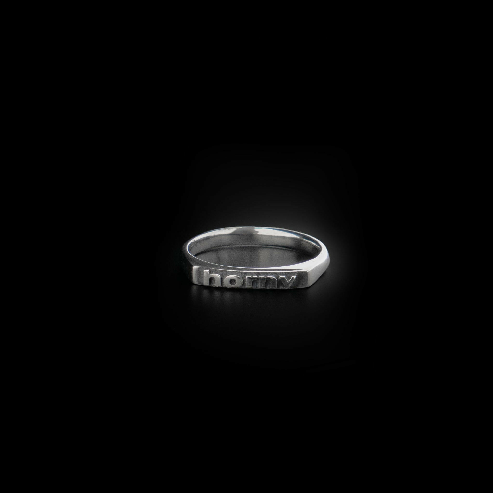 silver stacking ring