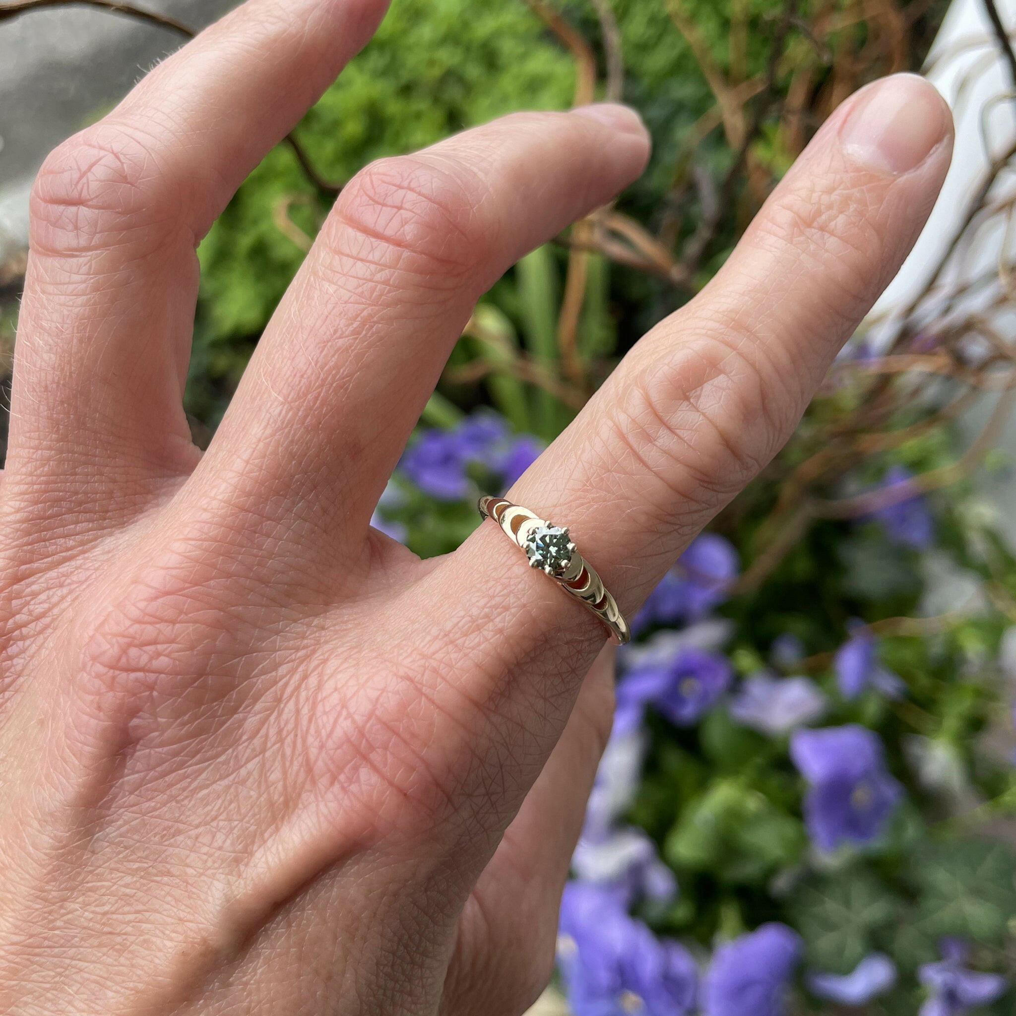 jewelry with green stones