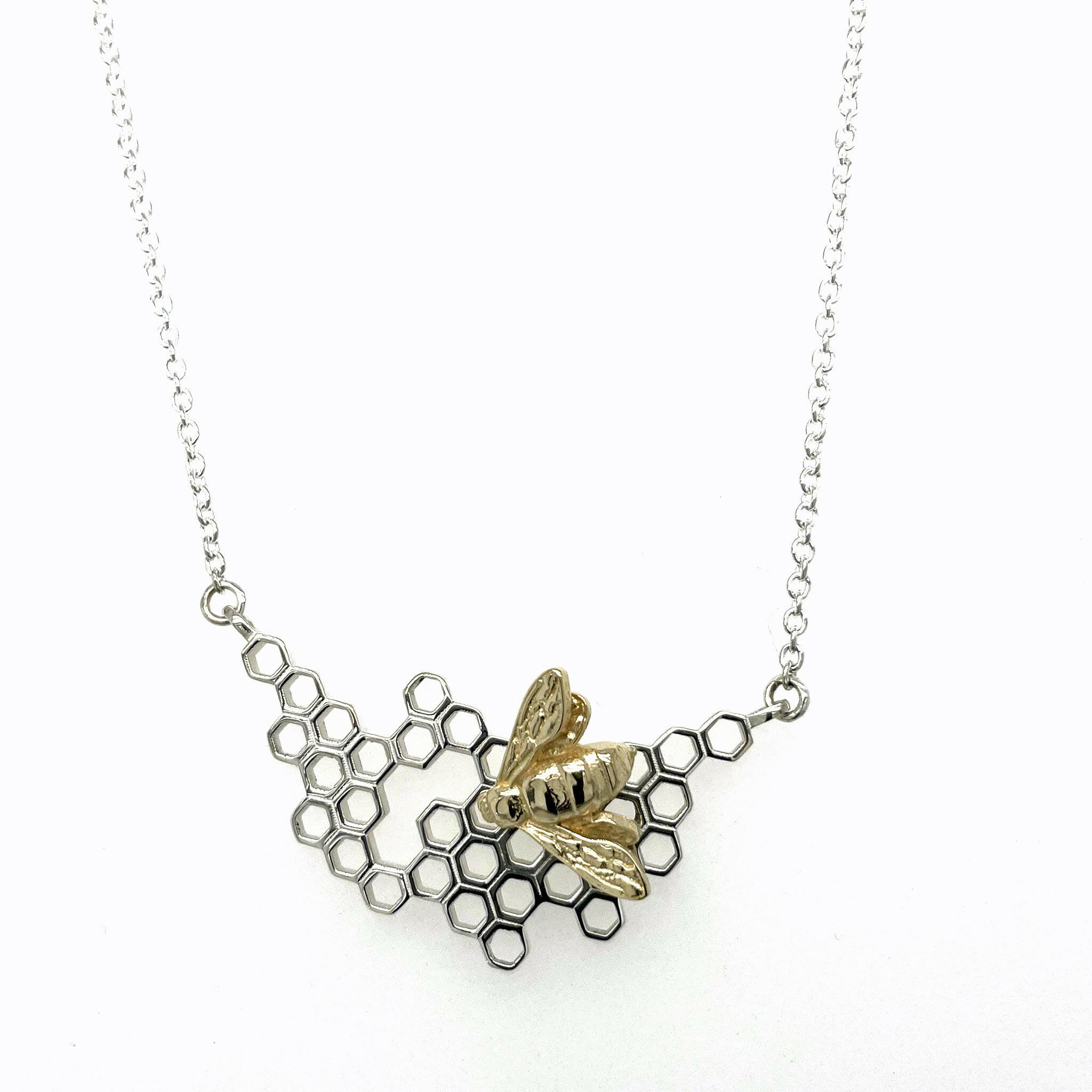 Honey Comb Necklace - Ilah Cibis Jewelry-Necklaces