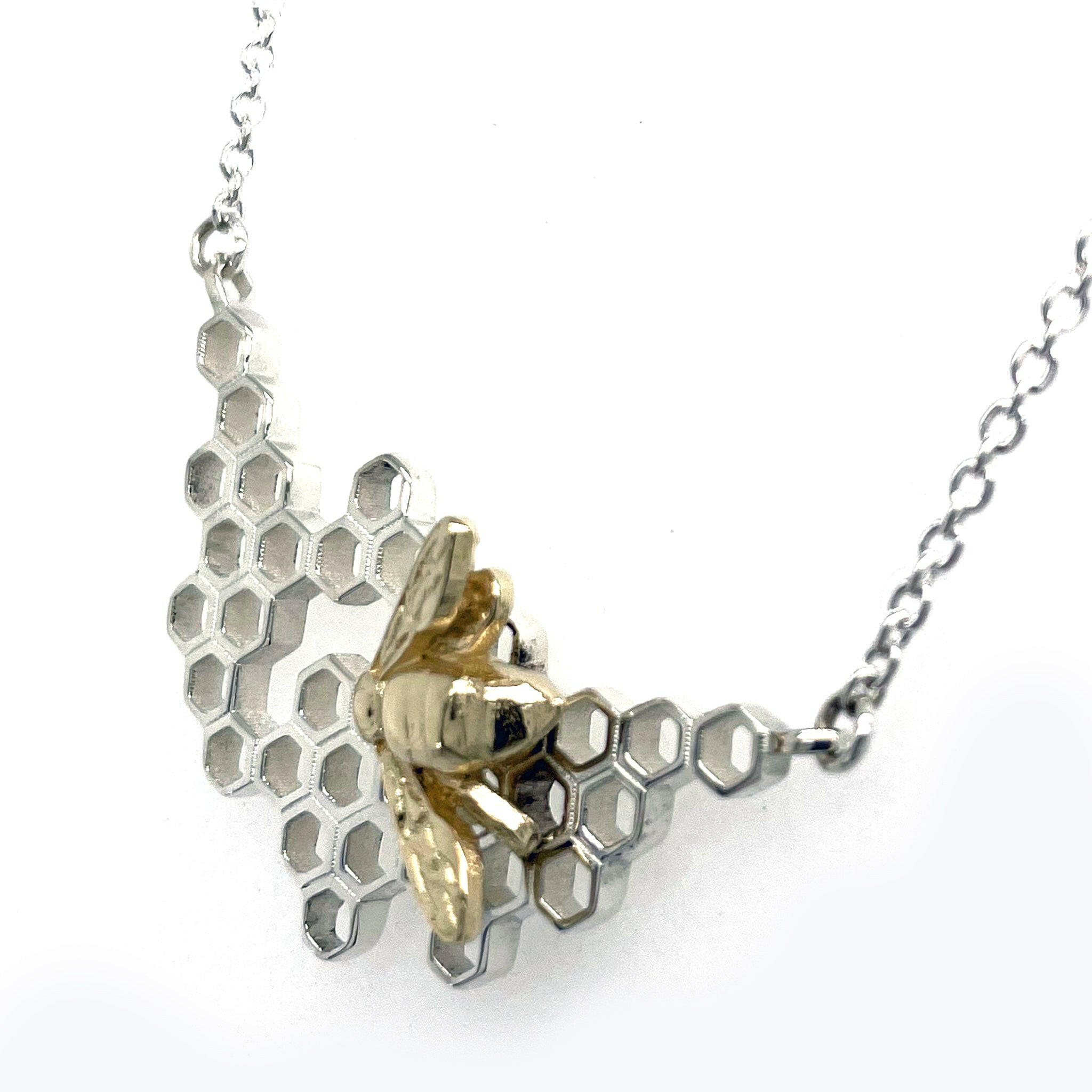 Honey Comb Necklace - Ilah Cibis Jewelry-Necklaces