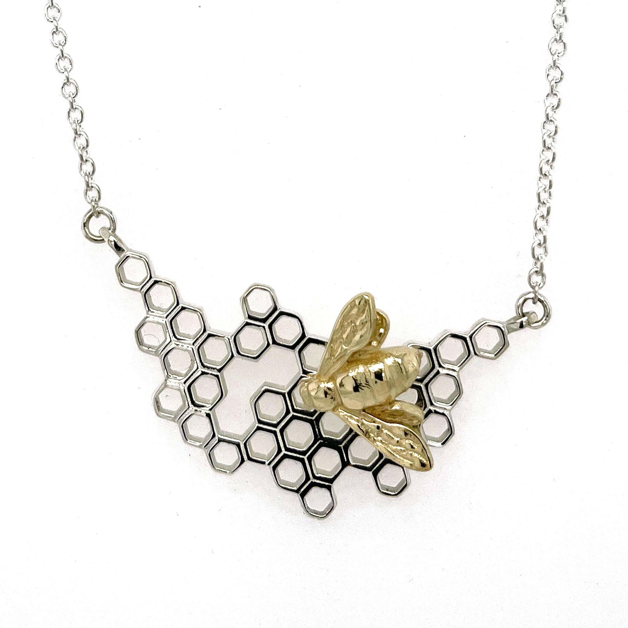 Honey Comb Necklace - Ilah Cibis Jewelry-Necklaces
