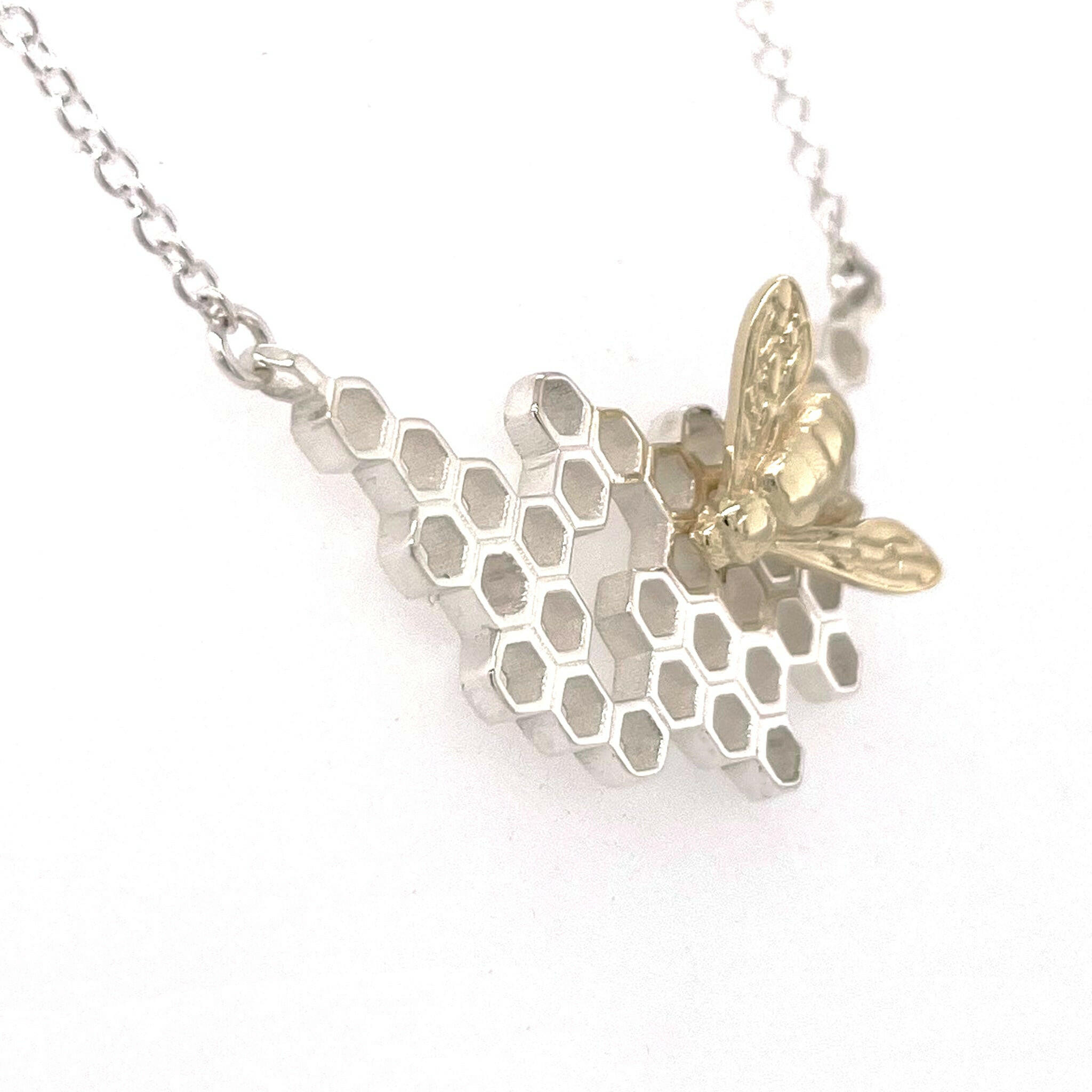 Honey Comb Necklace - Ilah Cibis Jewelry-Necklaces