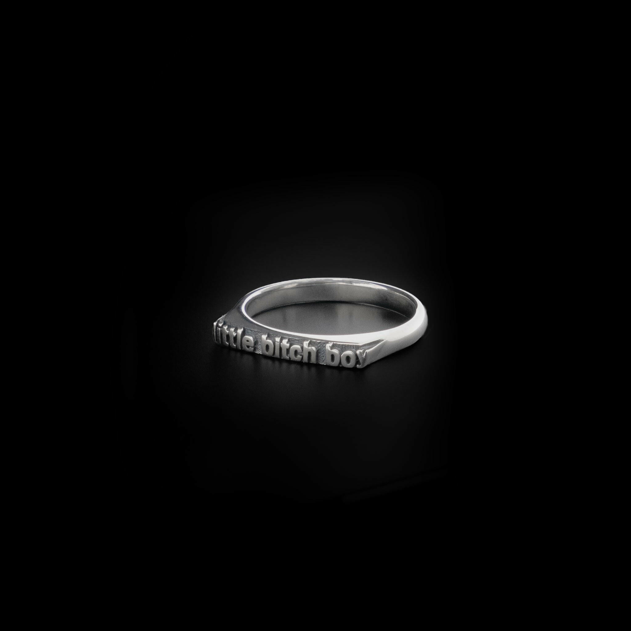 silver word ring