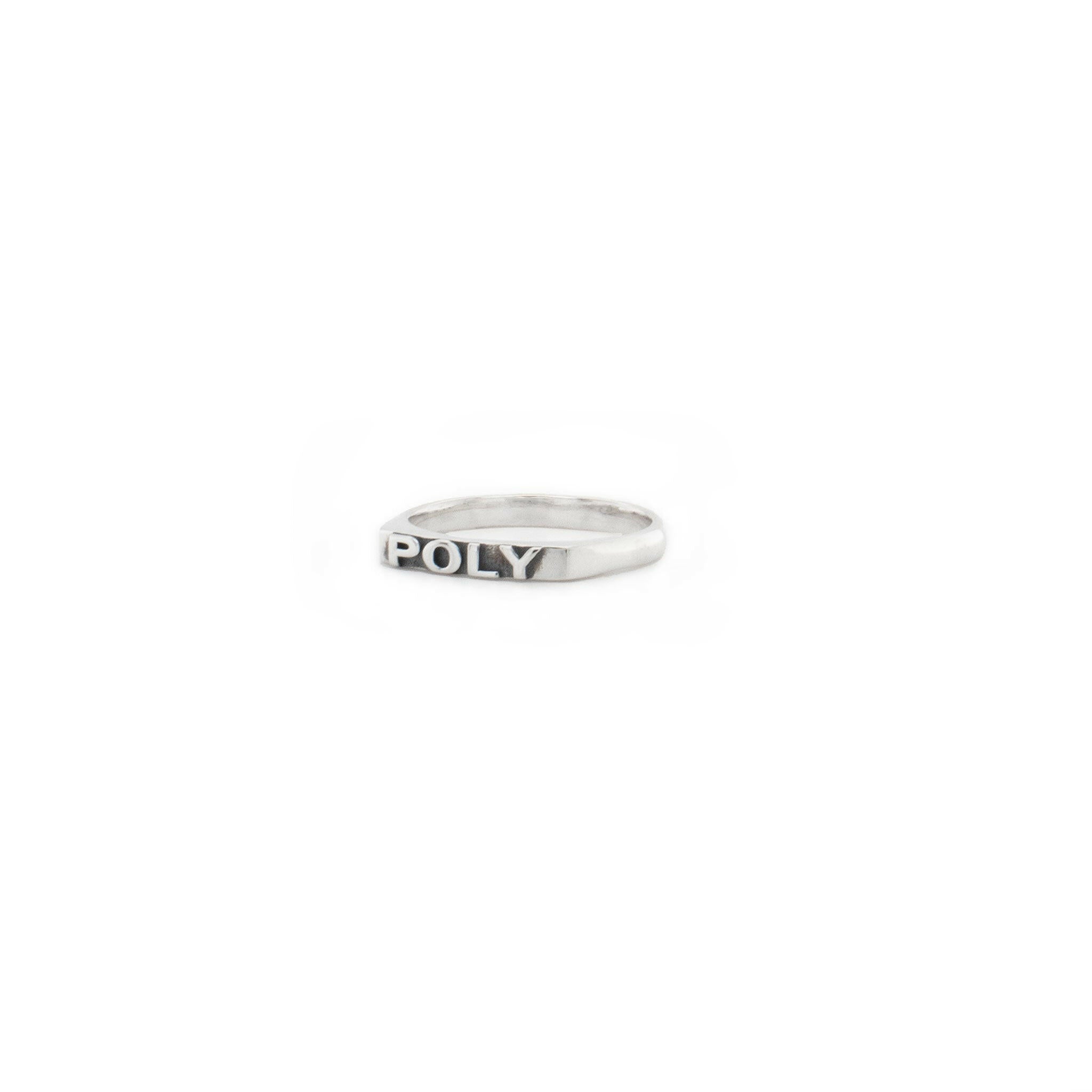 silver stacking ring