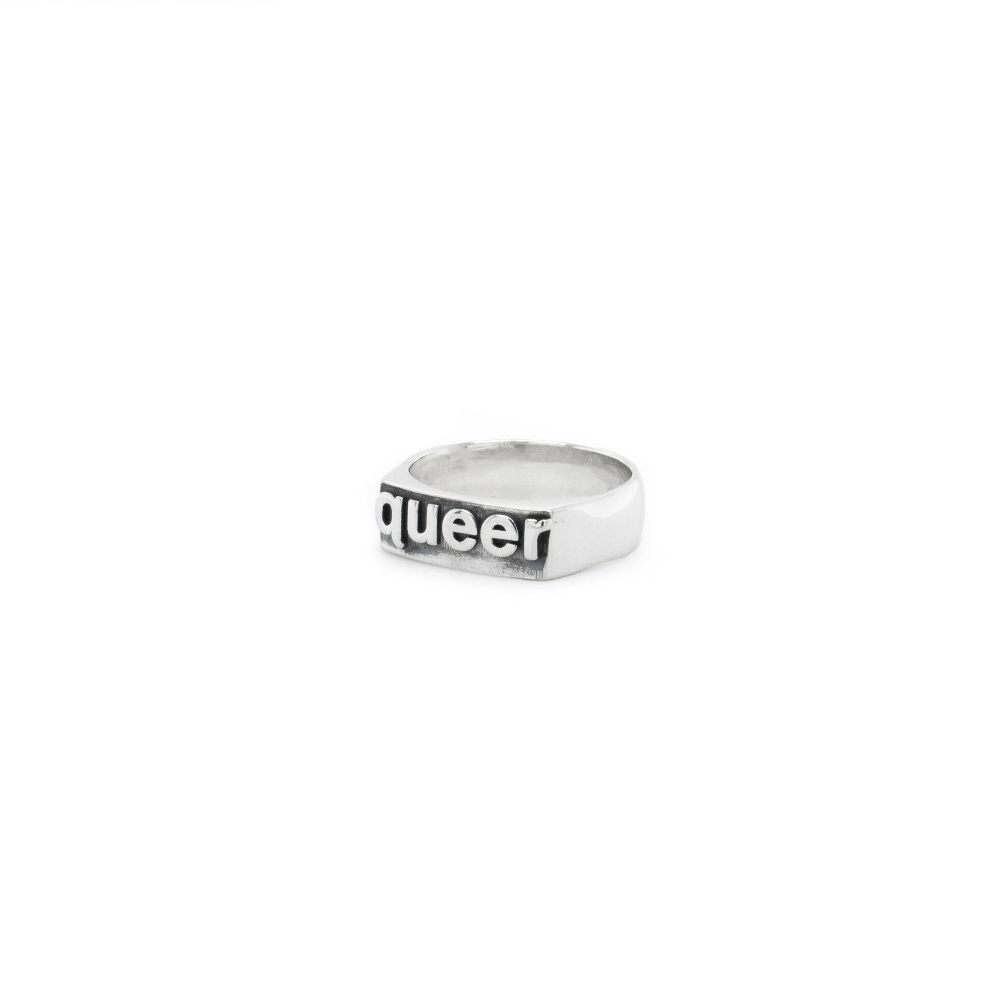 wide silver stacking rings