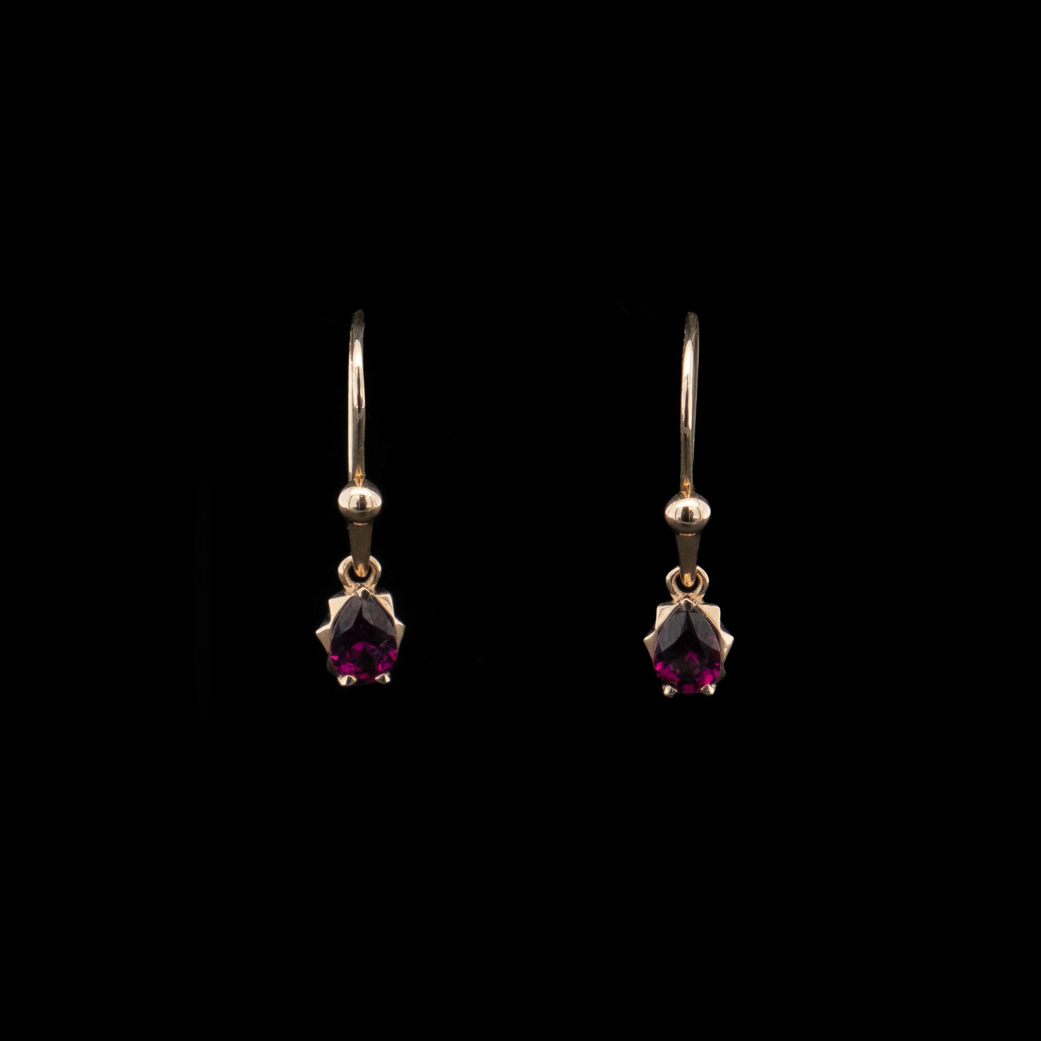 garnet earrings