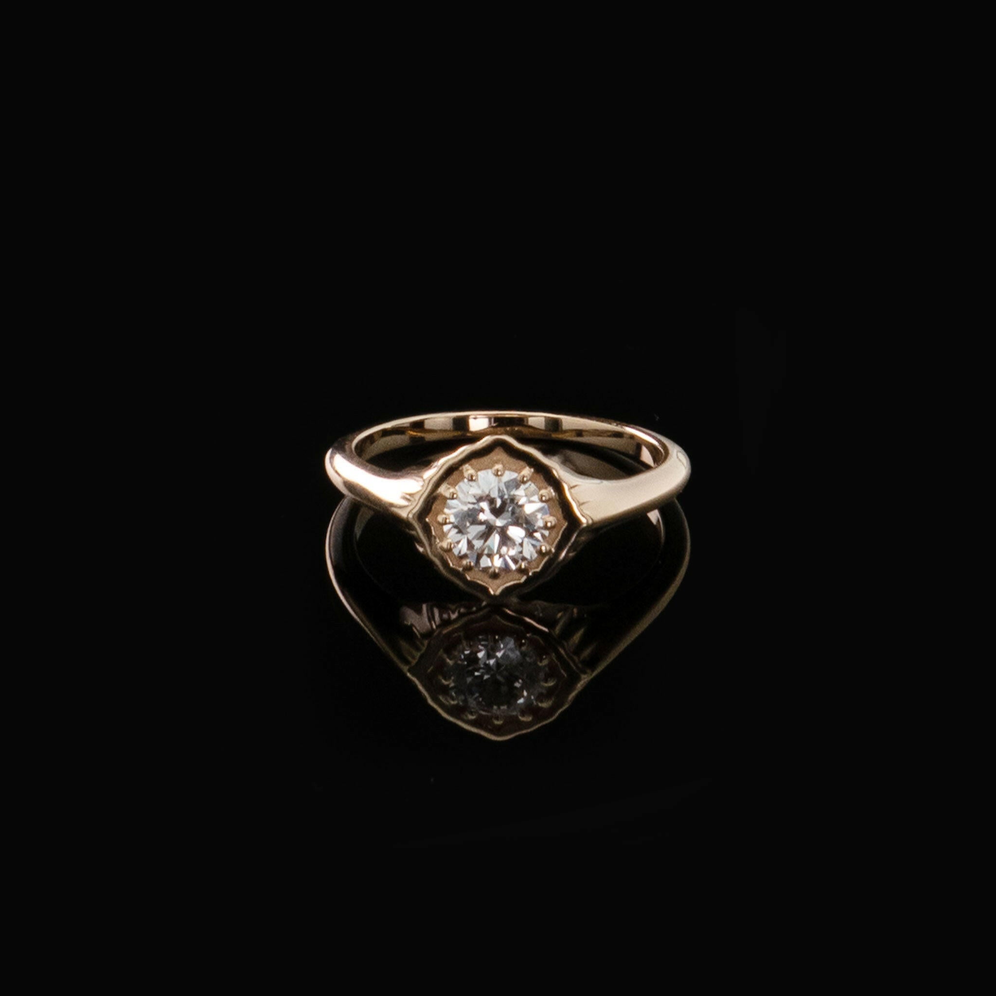 gold pinky ring