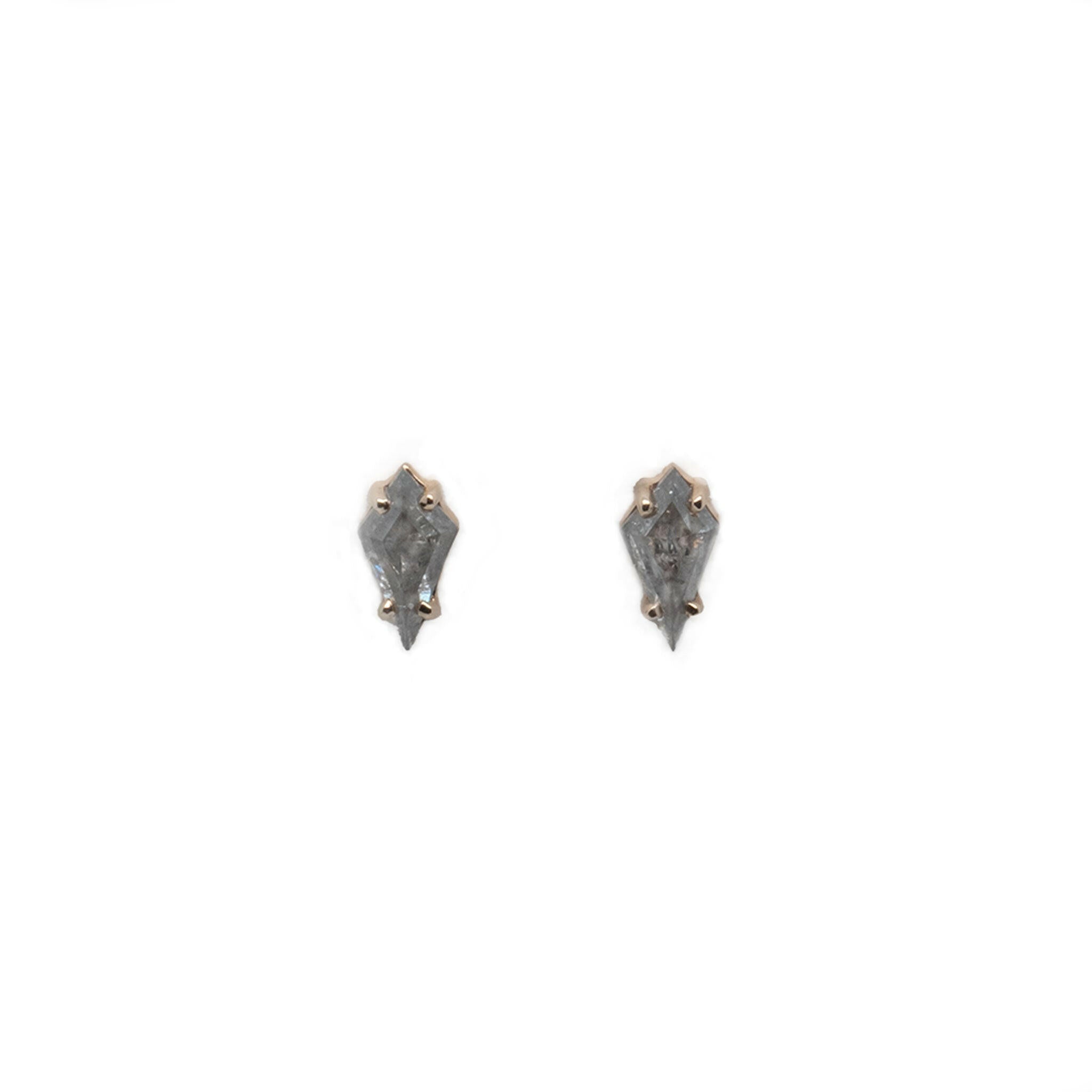 unique salt and pepper diamond studs