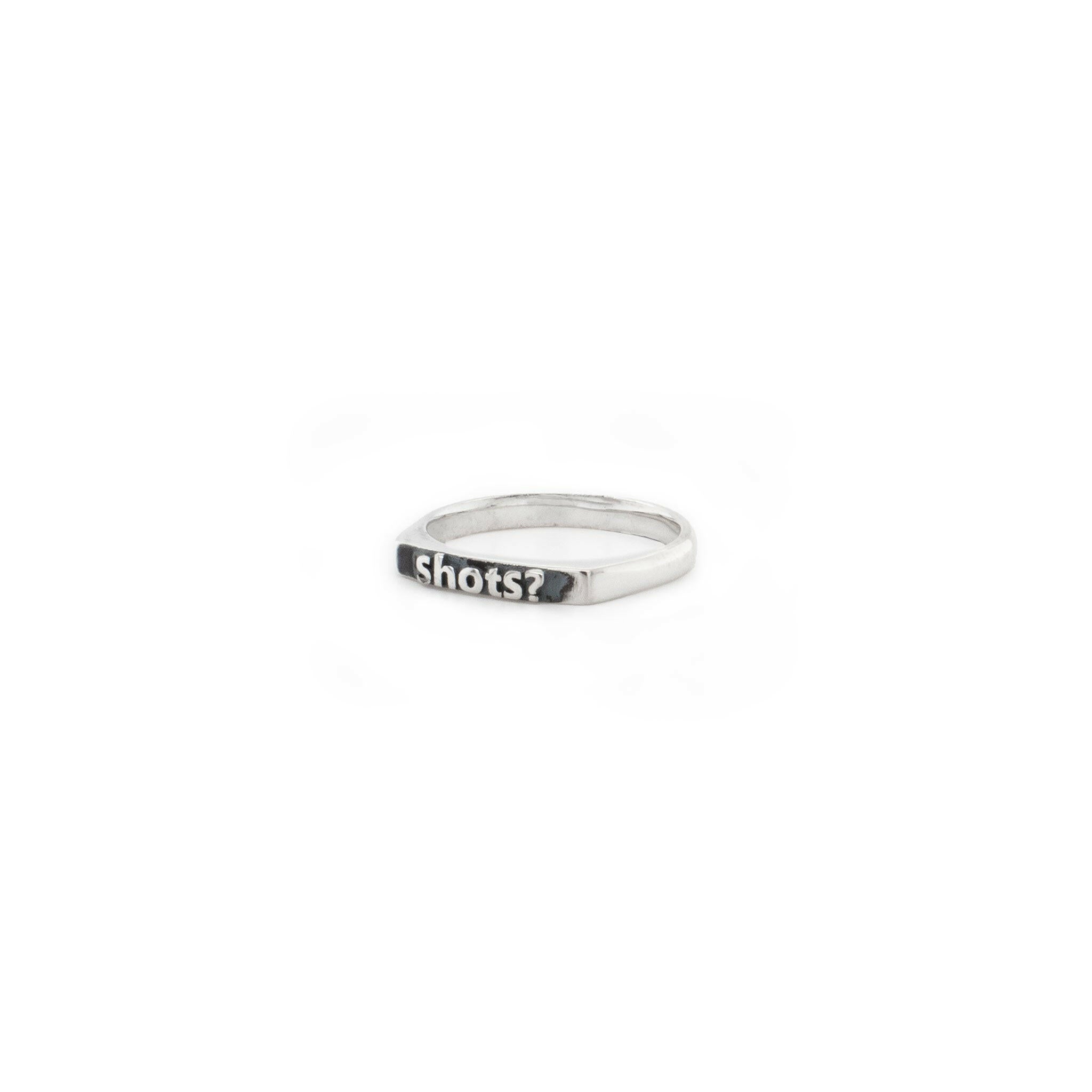 stacking silver ring