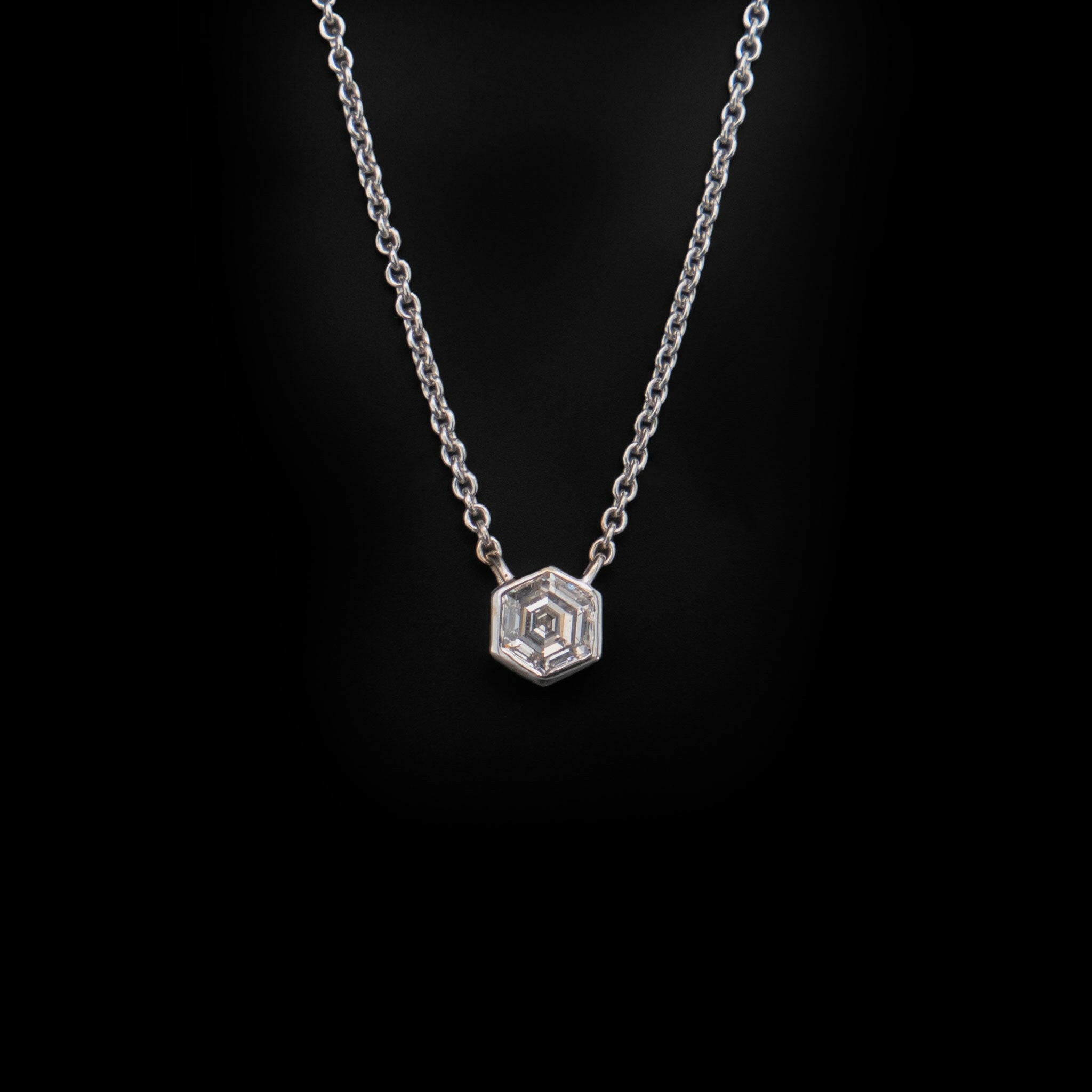 lab grown diamond necklace