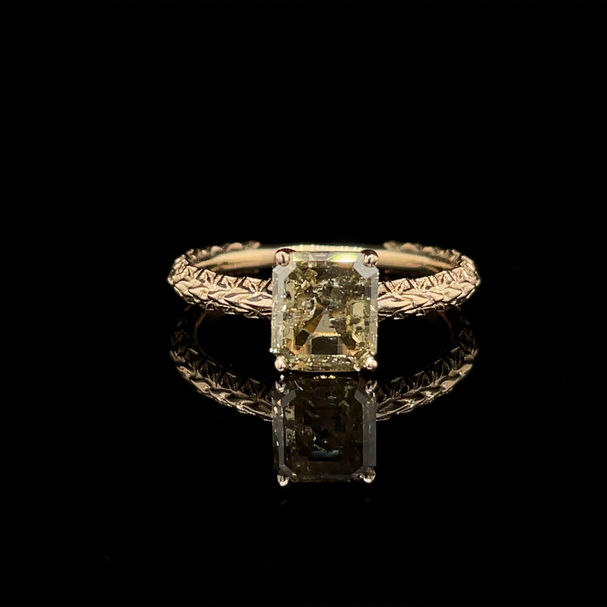 yellow gold ring