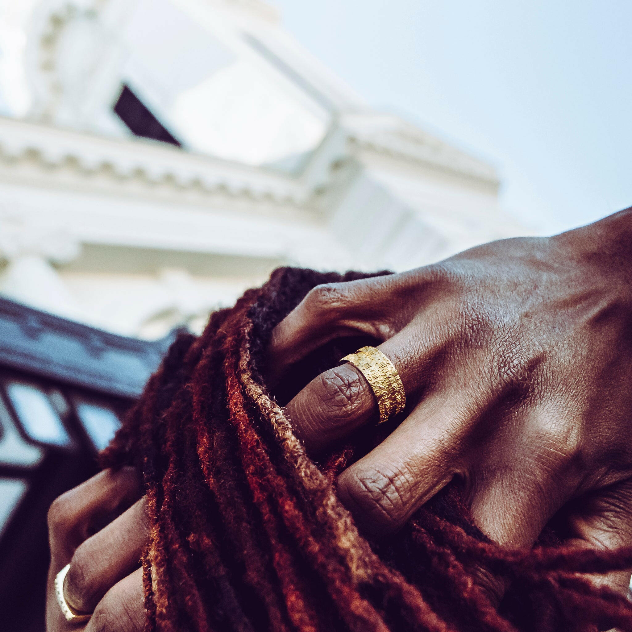 Merdian Trench Ring- Gold - Ilah Cibis Jewelry-Rings