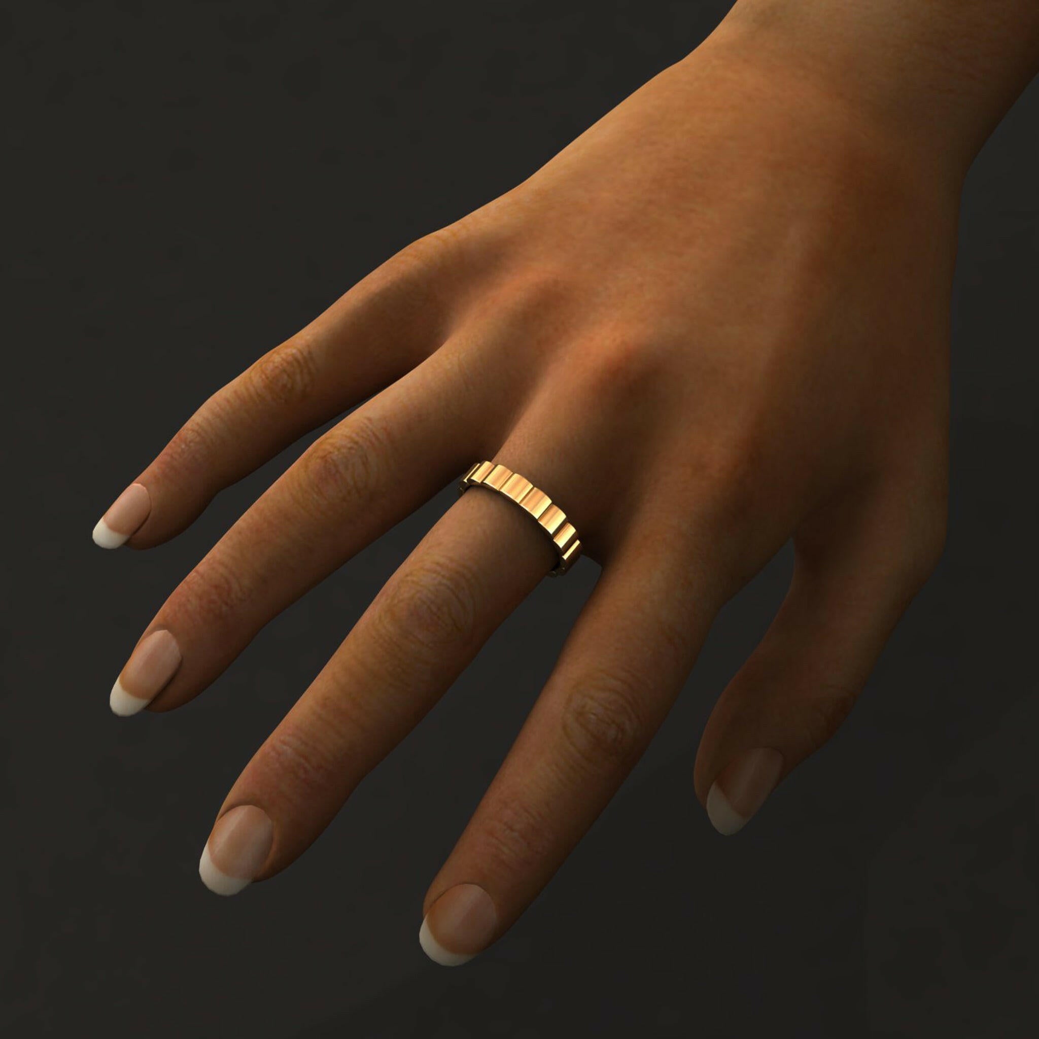 thin textured band