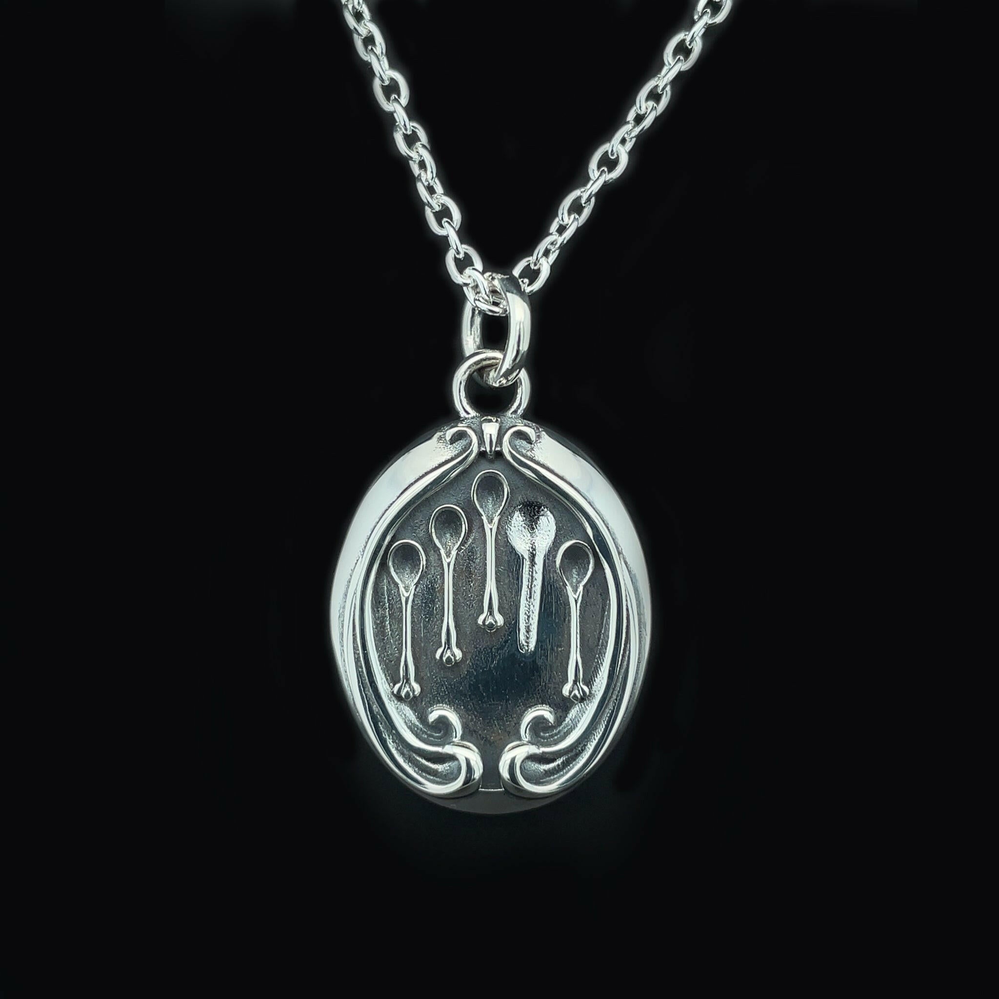 unique "spoonies" pendant