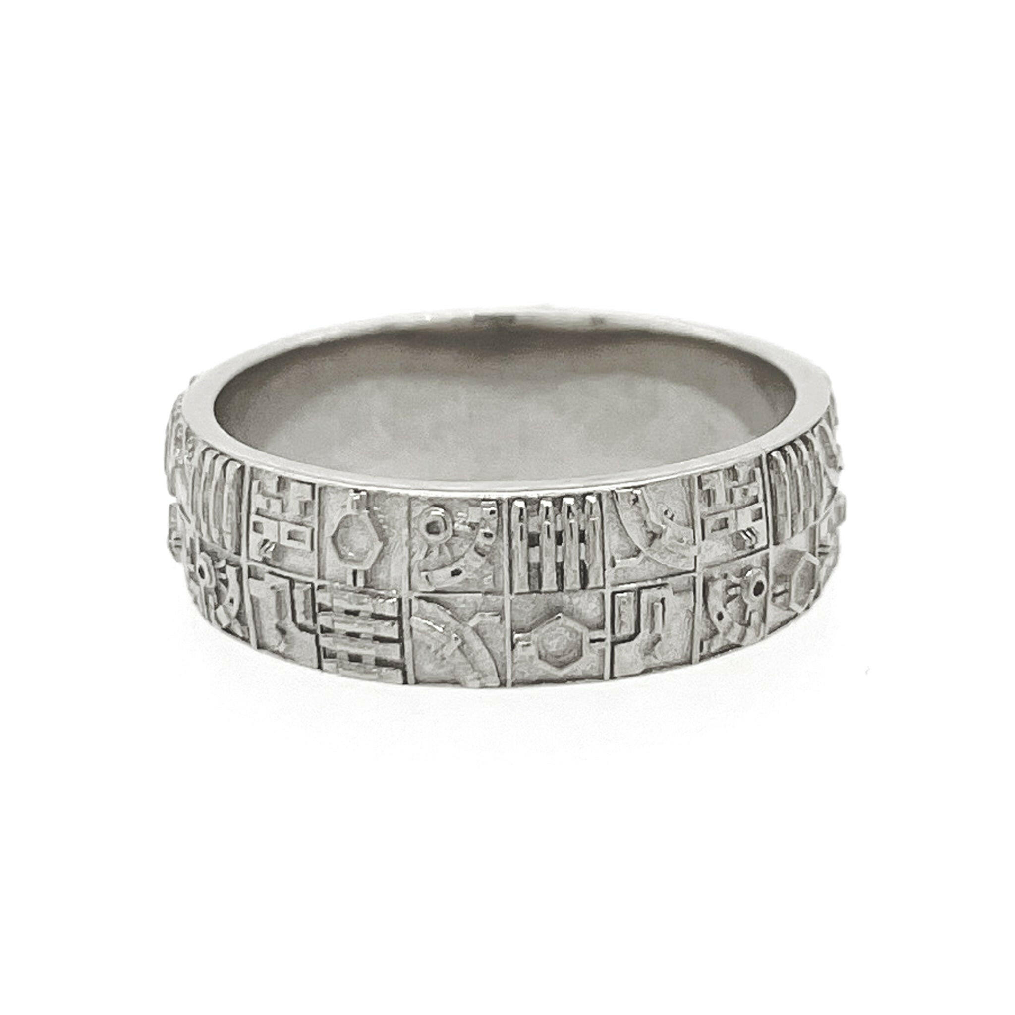 Trench Run Ring- Gold - Ilah Cibis Jewelry-Rings