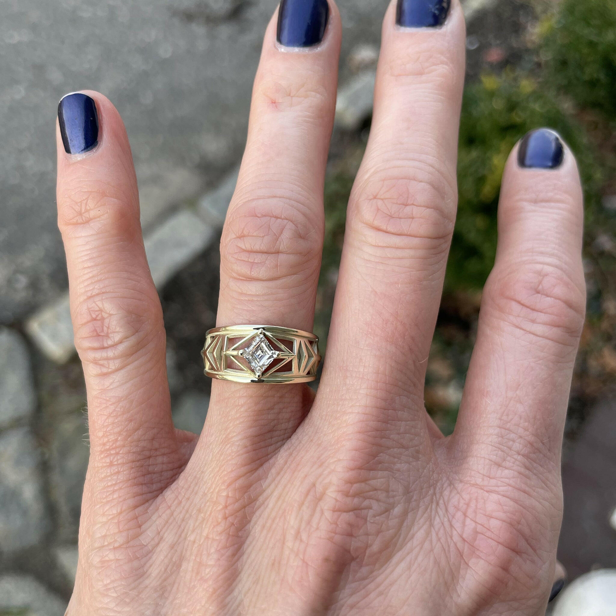 Triangulate Ring - Ilah Cibis Jewelry-Rings