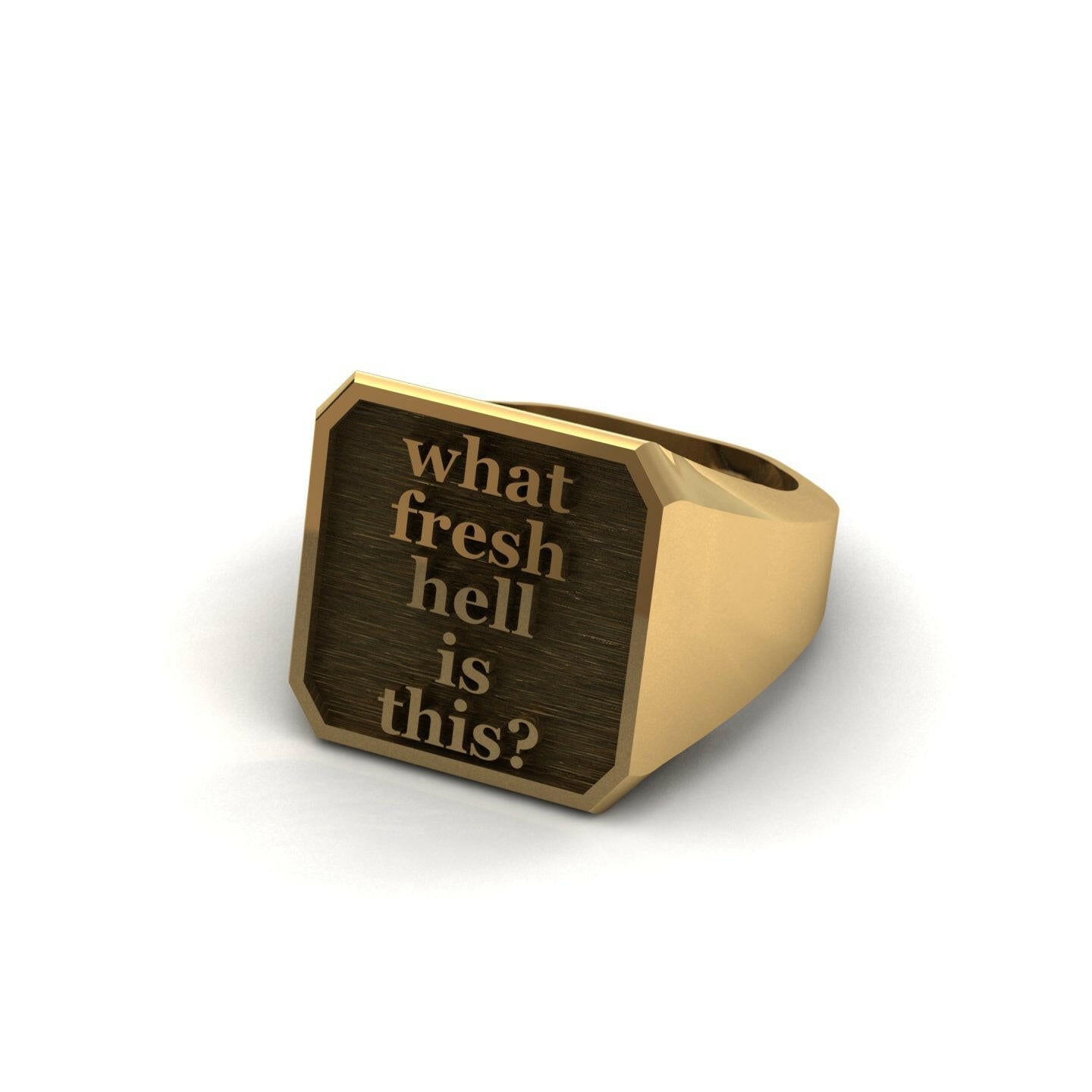 What Fresh Hell Is This?(Salty) - Ilah Cibis Jewelry-Rings