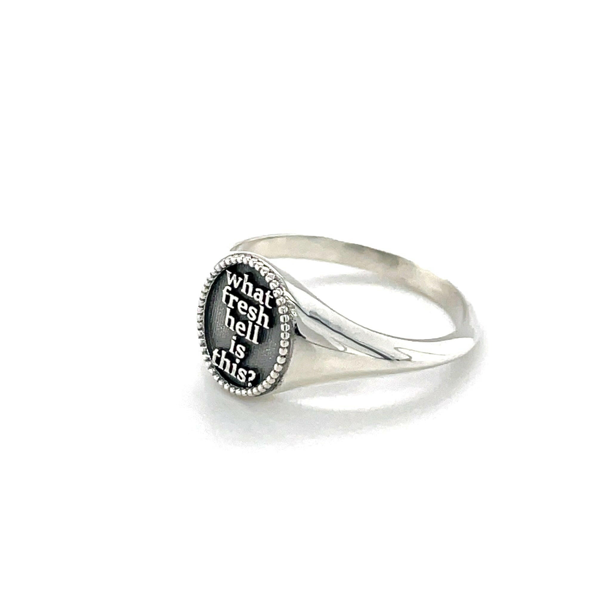 What Fresh Hell Is This?(Sweet) - Ilah Cibis Jewelry-Rings