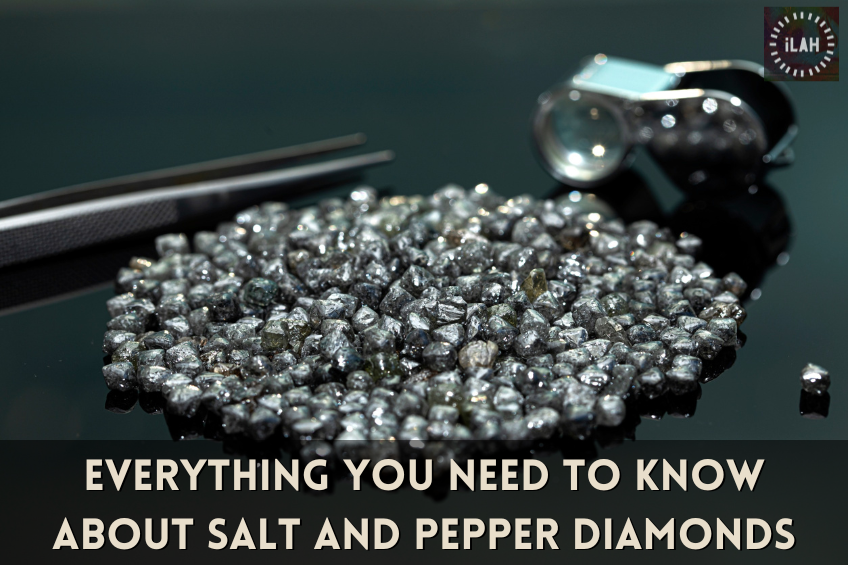 Everything You Need to Know About Salt & Pepper Diamonds - Ilah Jewelry - daddy ring, dom jewelry, sub jewelry, Worcester jewelry, jewelry maker