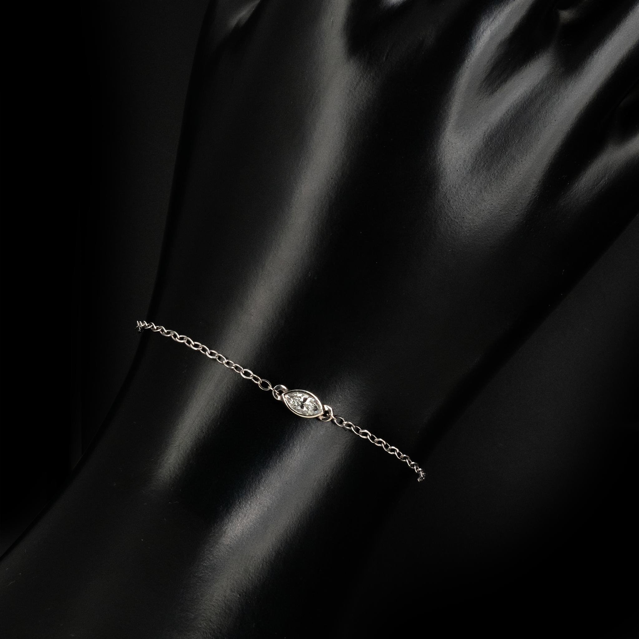 Marquise diamond bracelet