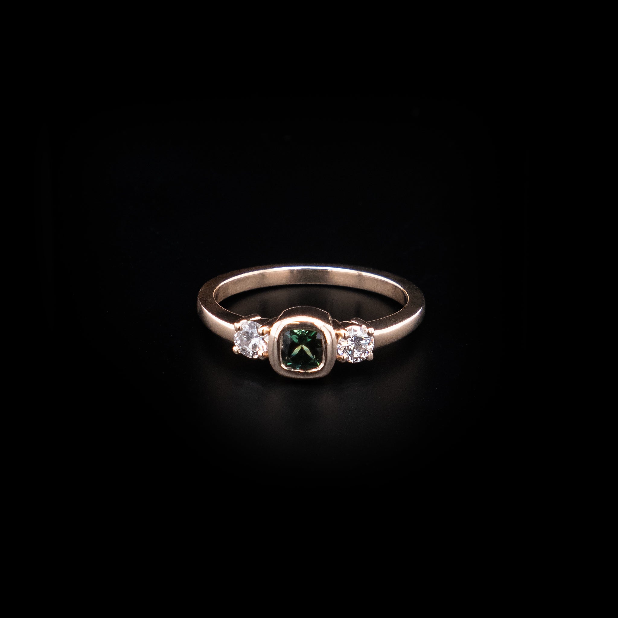 Green Tourmaline Ring