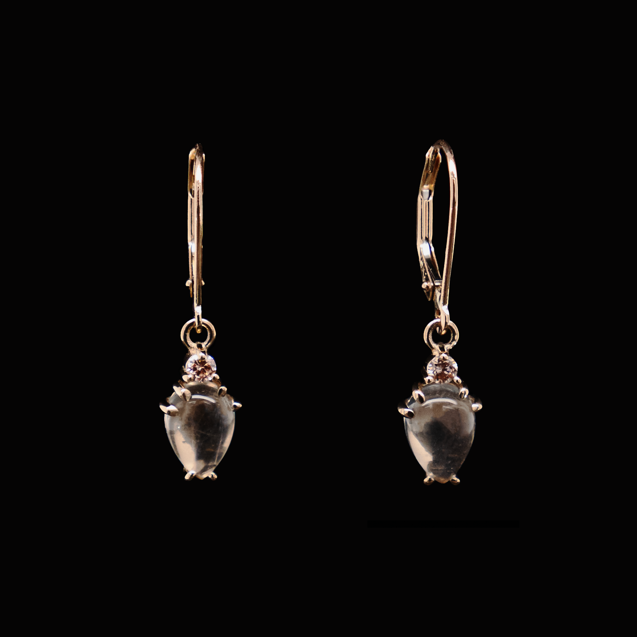 Moonstone Drop Earrings