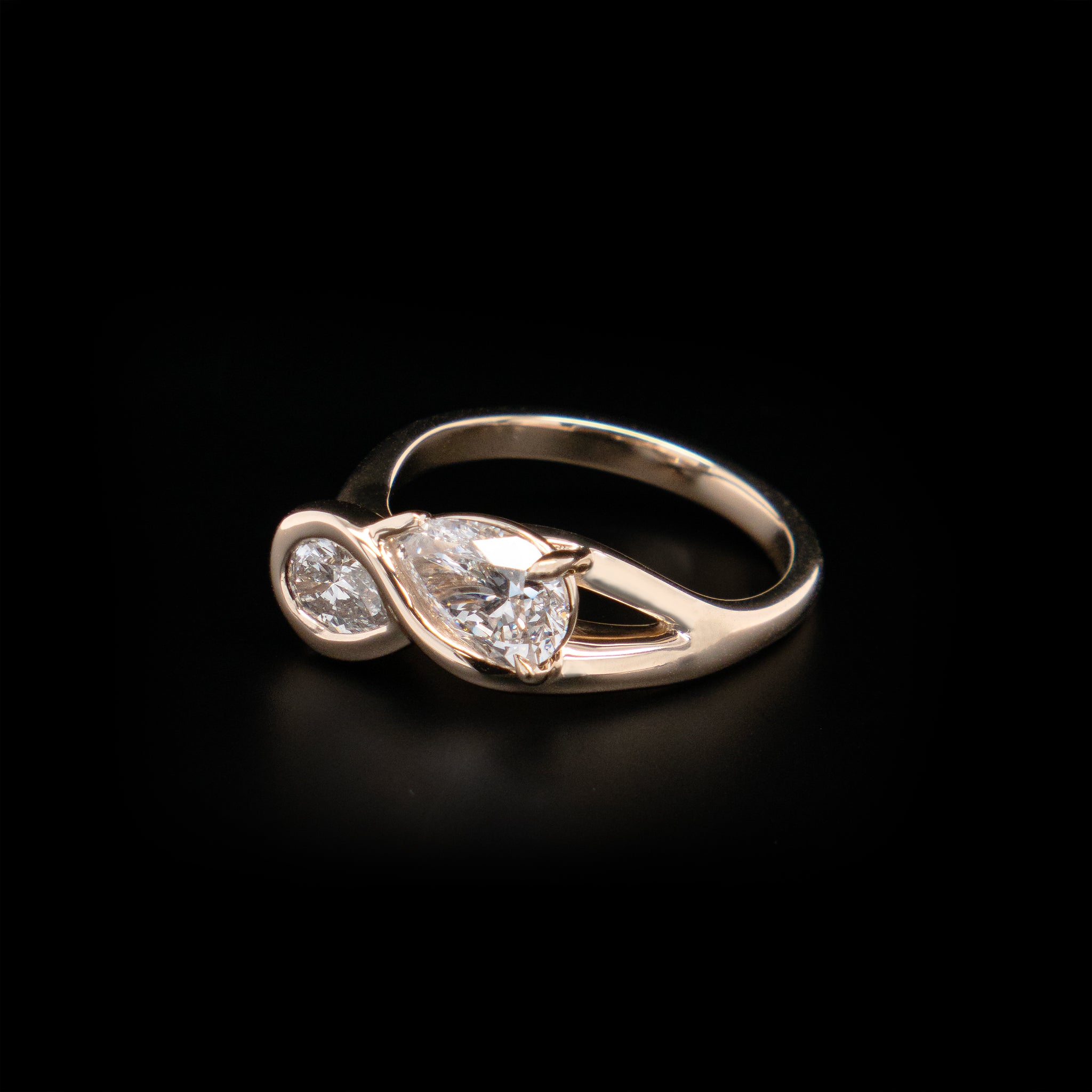 Pear Pair Ring