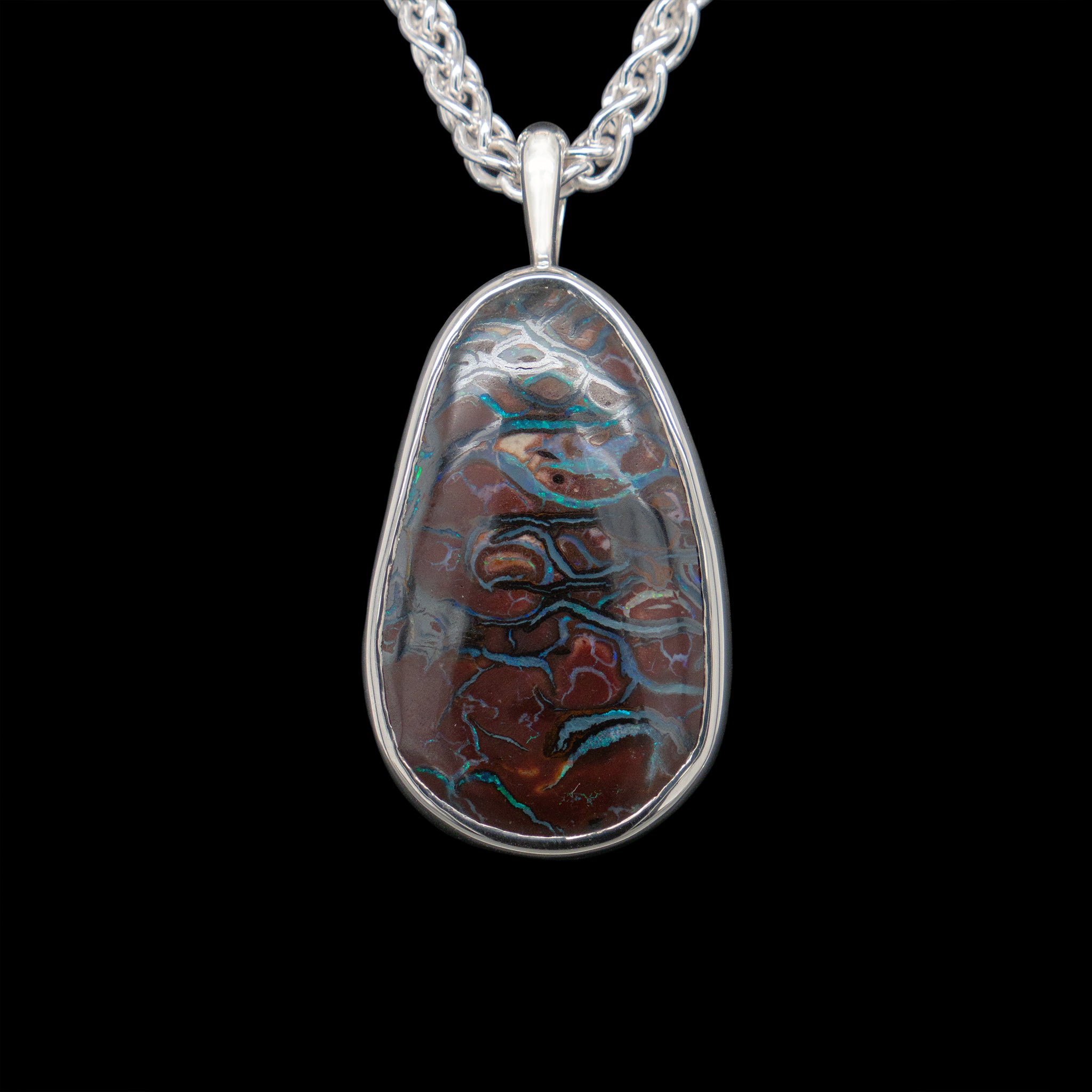 Large Boulder Opal pendant