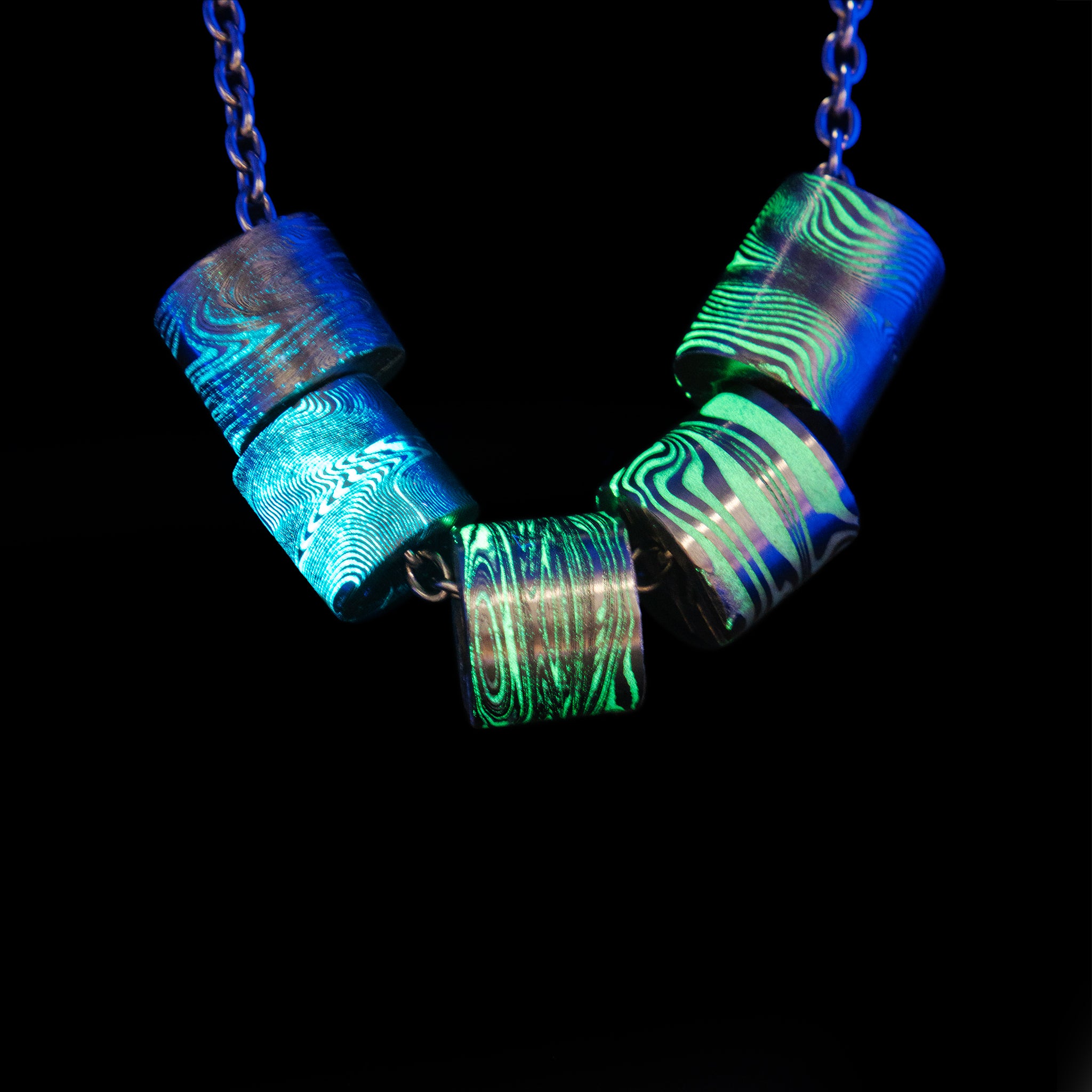 Damascus Lume Beads