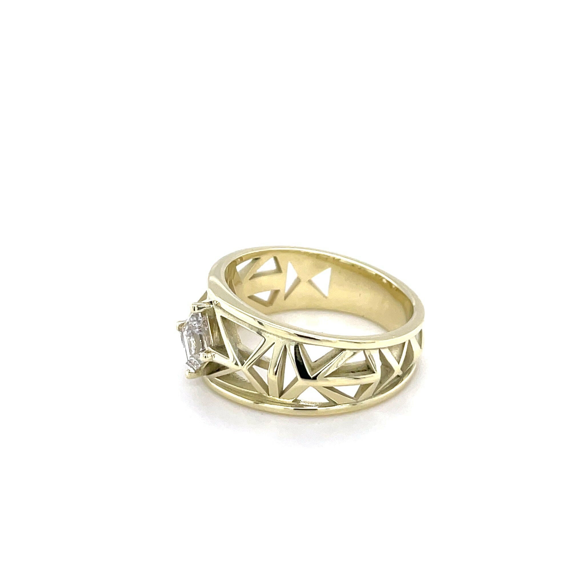 Triangulate  Ring - Ilah Cibis Jewelry-Rings