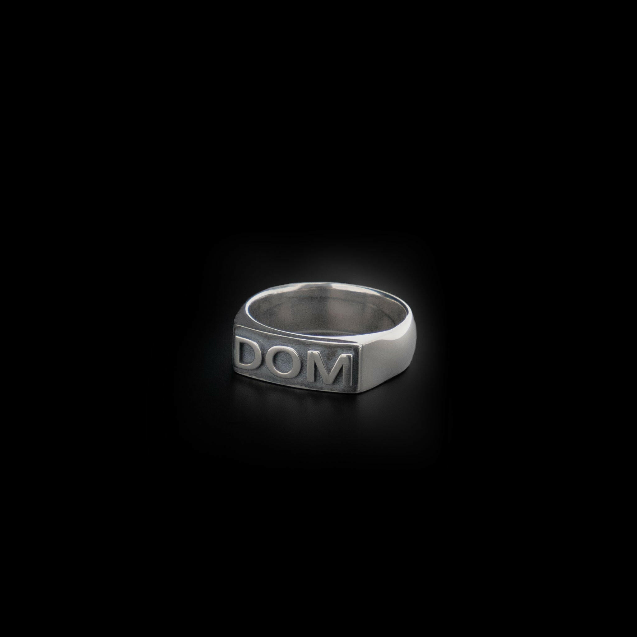 silver dom ring