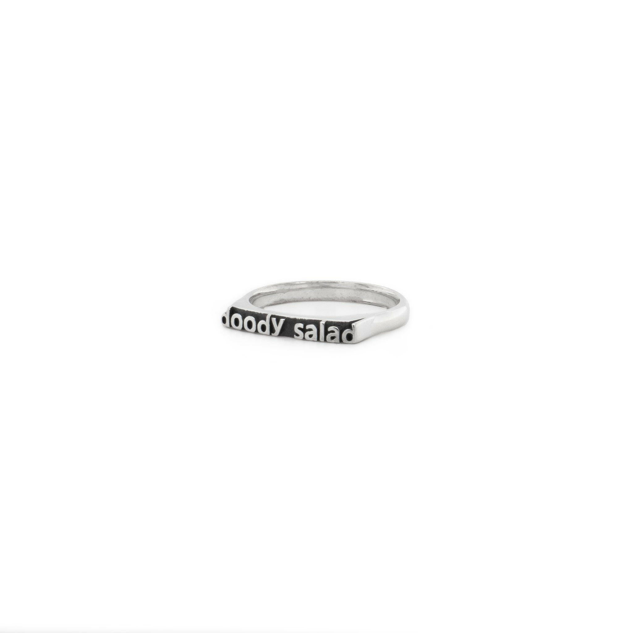 silver word ring