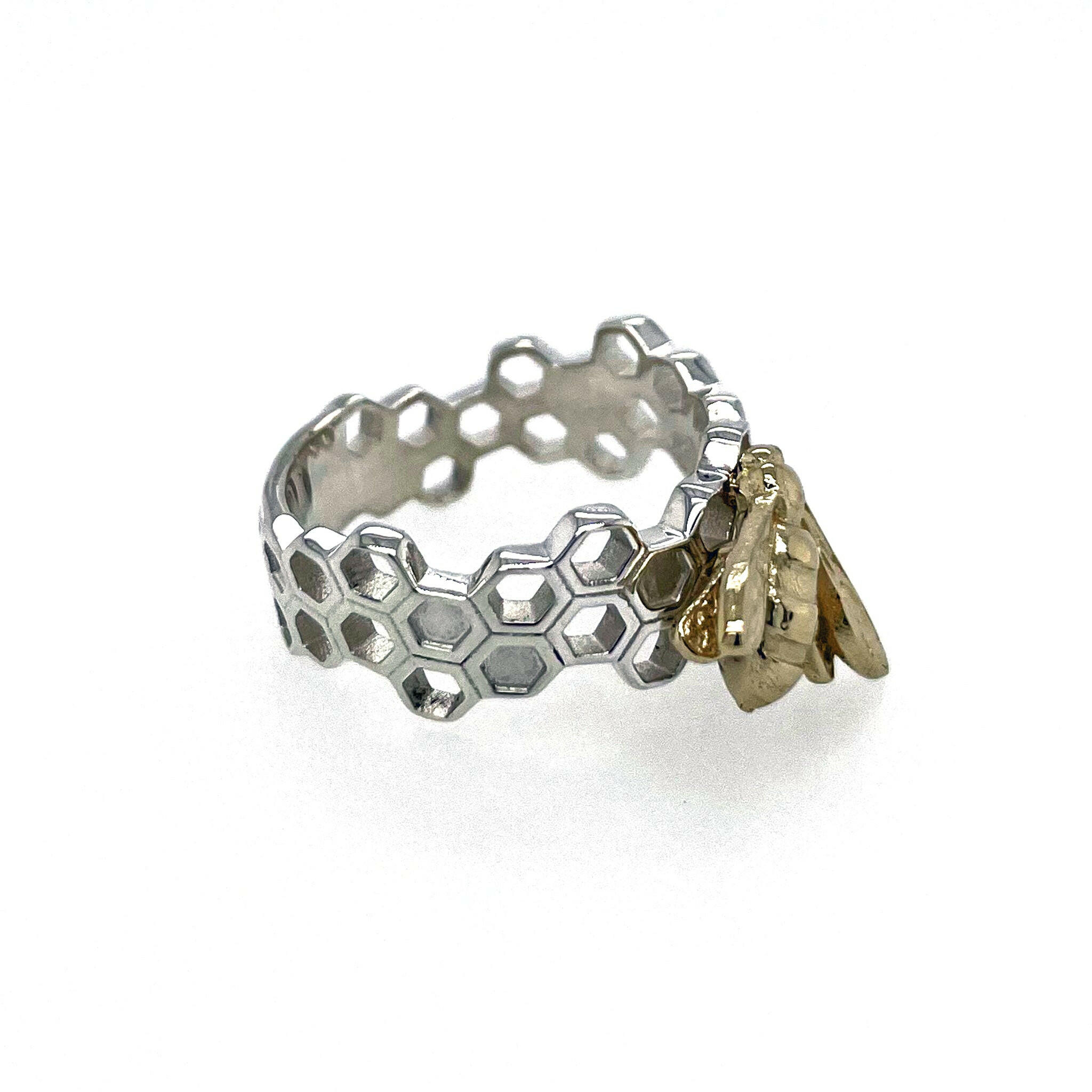 Honey Comb Ring - Ilah Cibis Jewelry-Rings