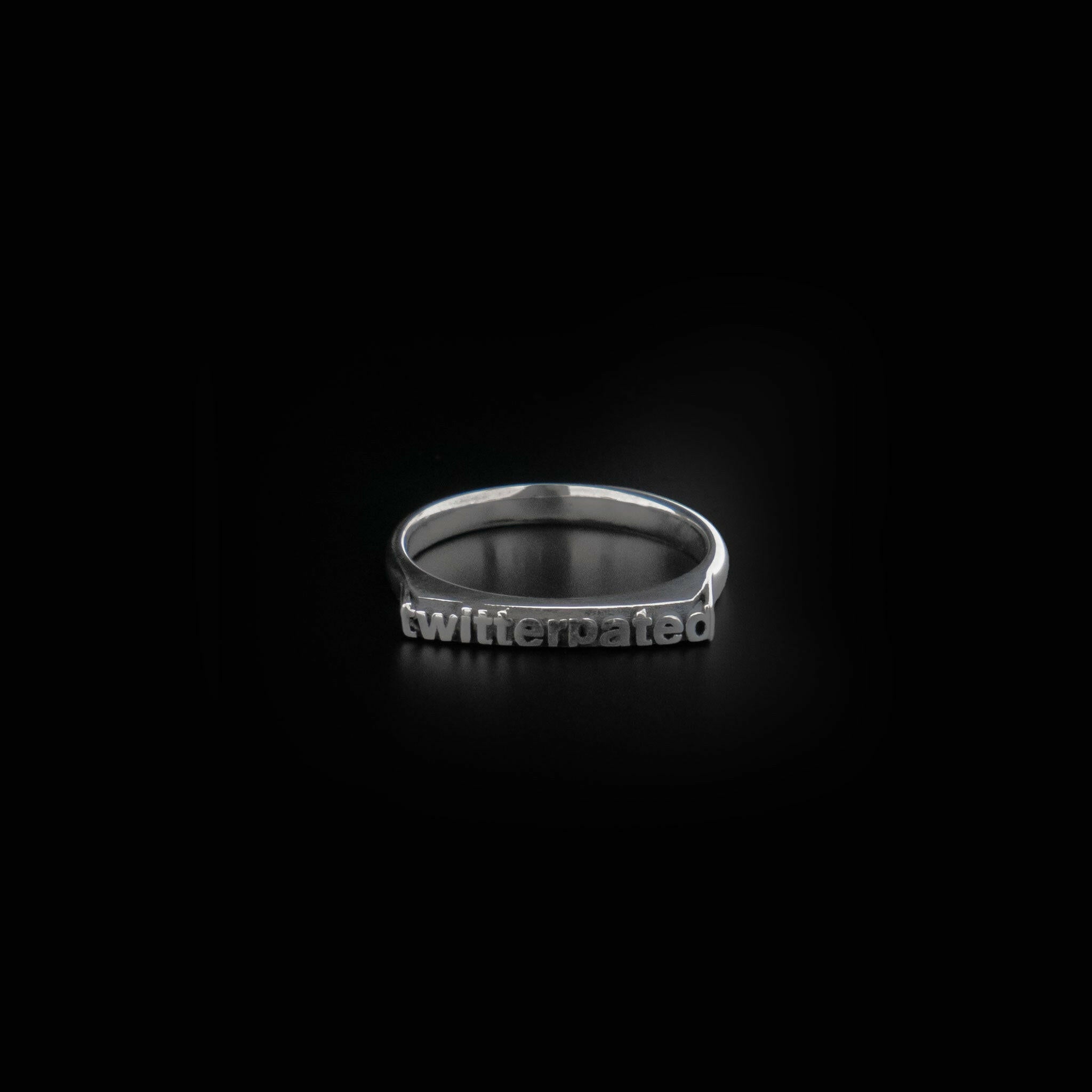 silver stacking ring