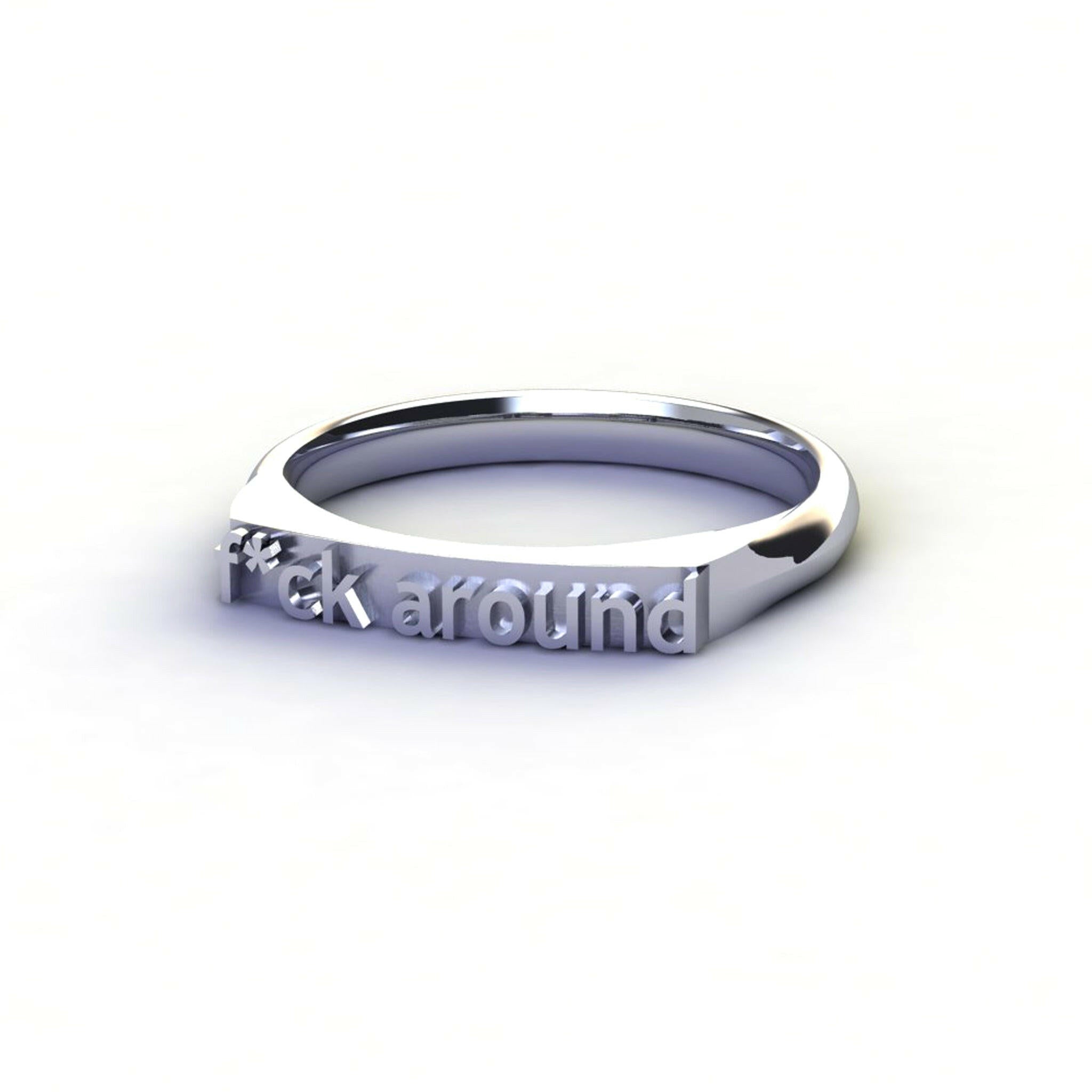 f*ck around - Ilah Cibis Jewelry-Rings