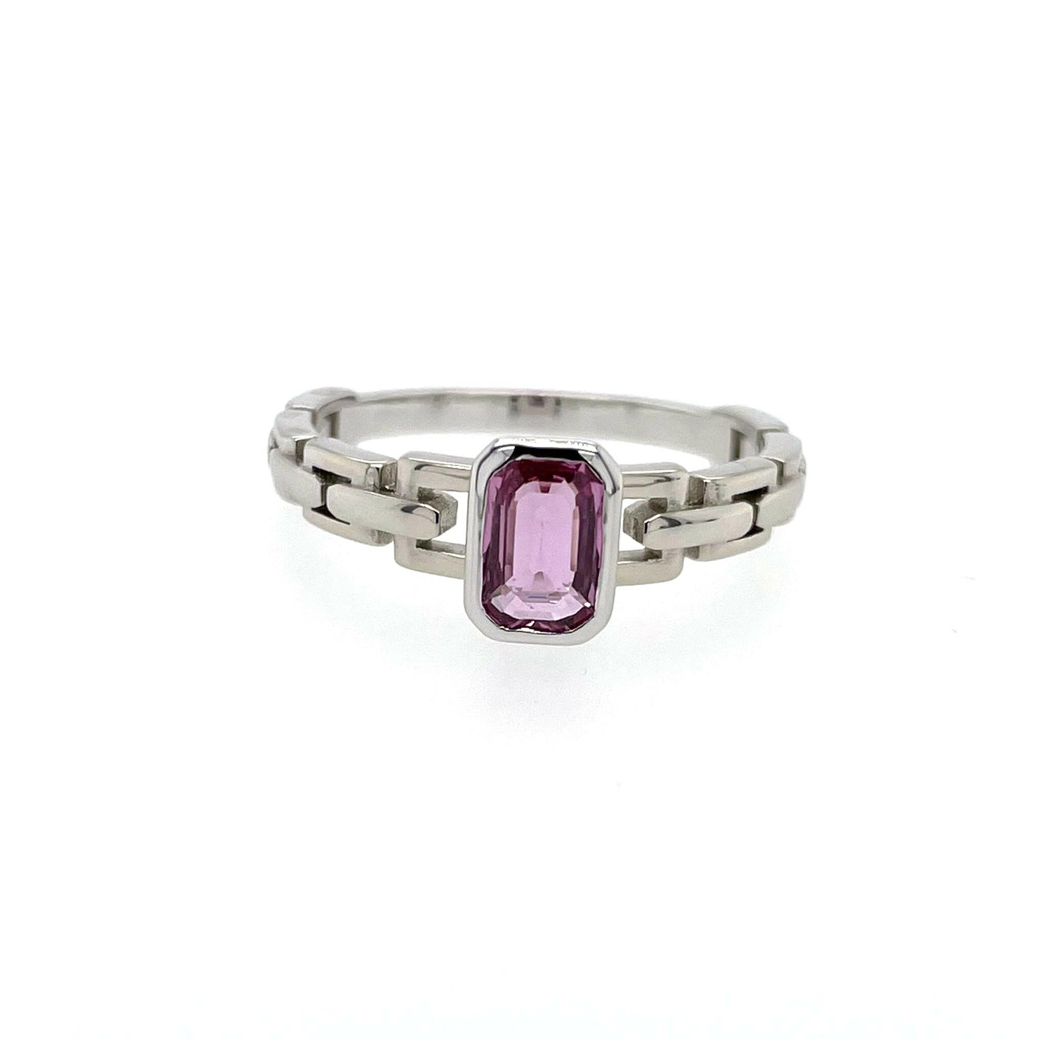 Pink sapphire ring - Ilah Cibis Jewelry-Rings