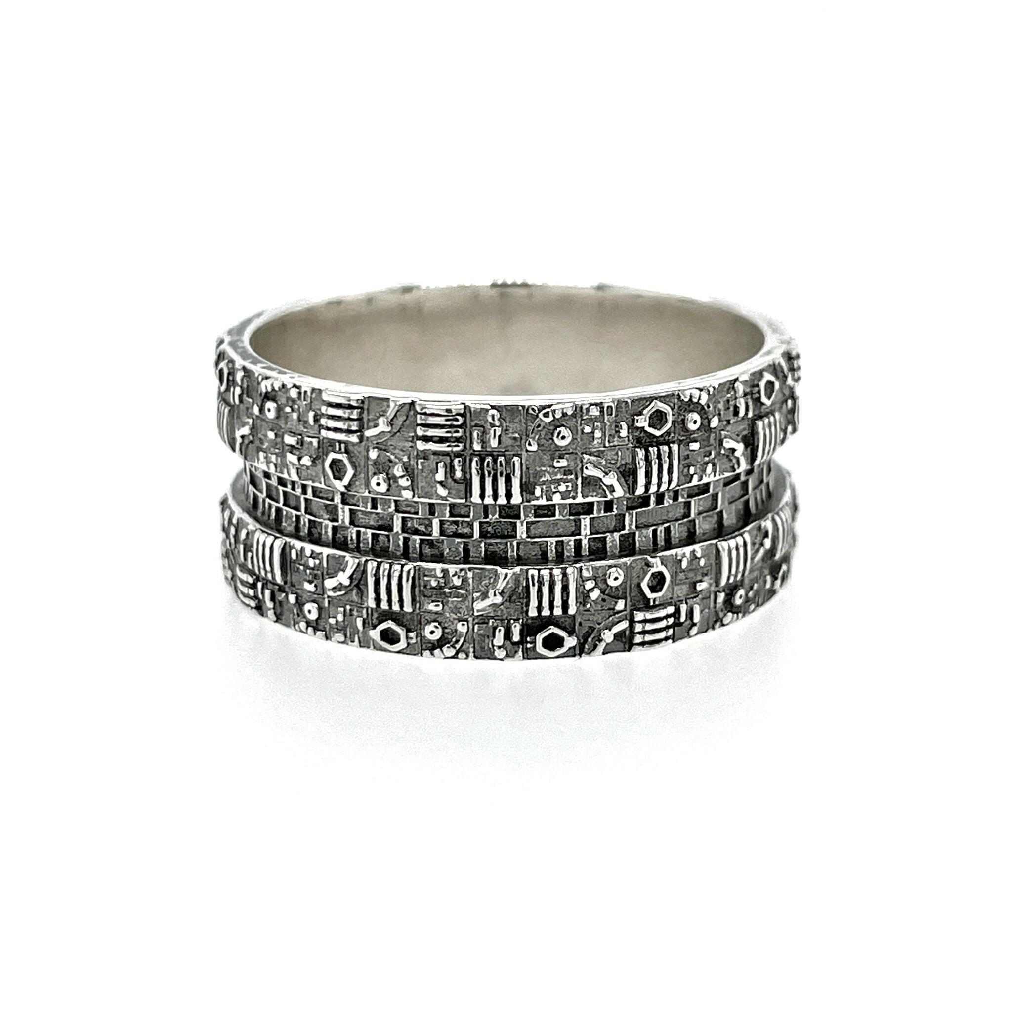 Meridian Trench Ring - Ilah Cibis Jewelry-Rings