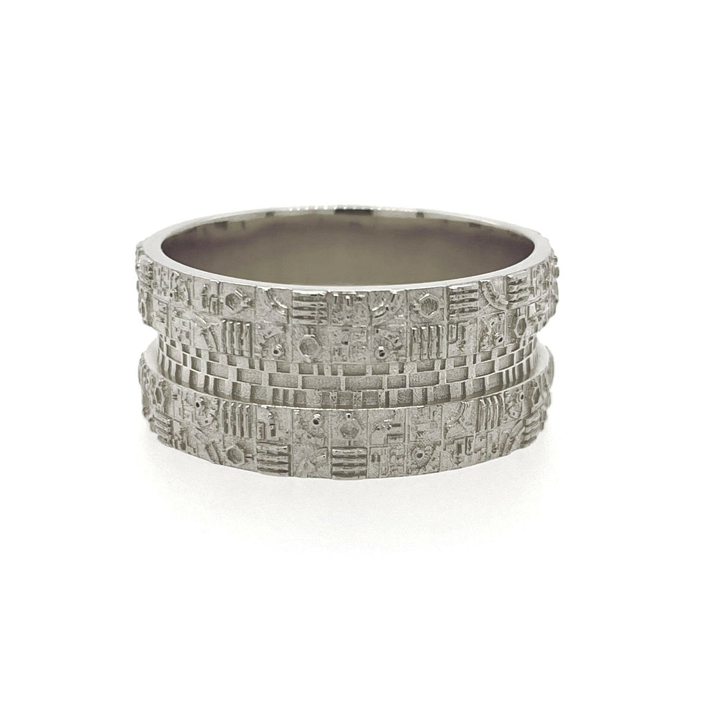Merdian Trench Ring- Gold - Ilah Cibis Jewelry-Rings