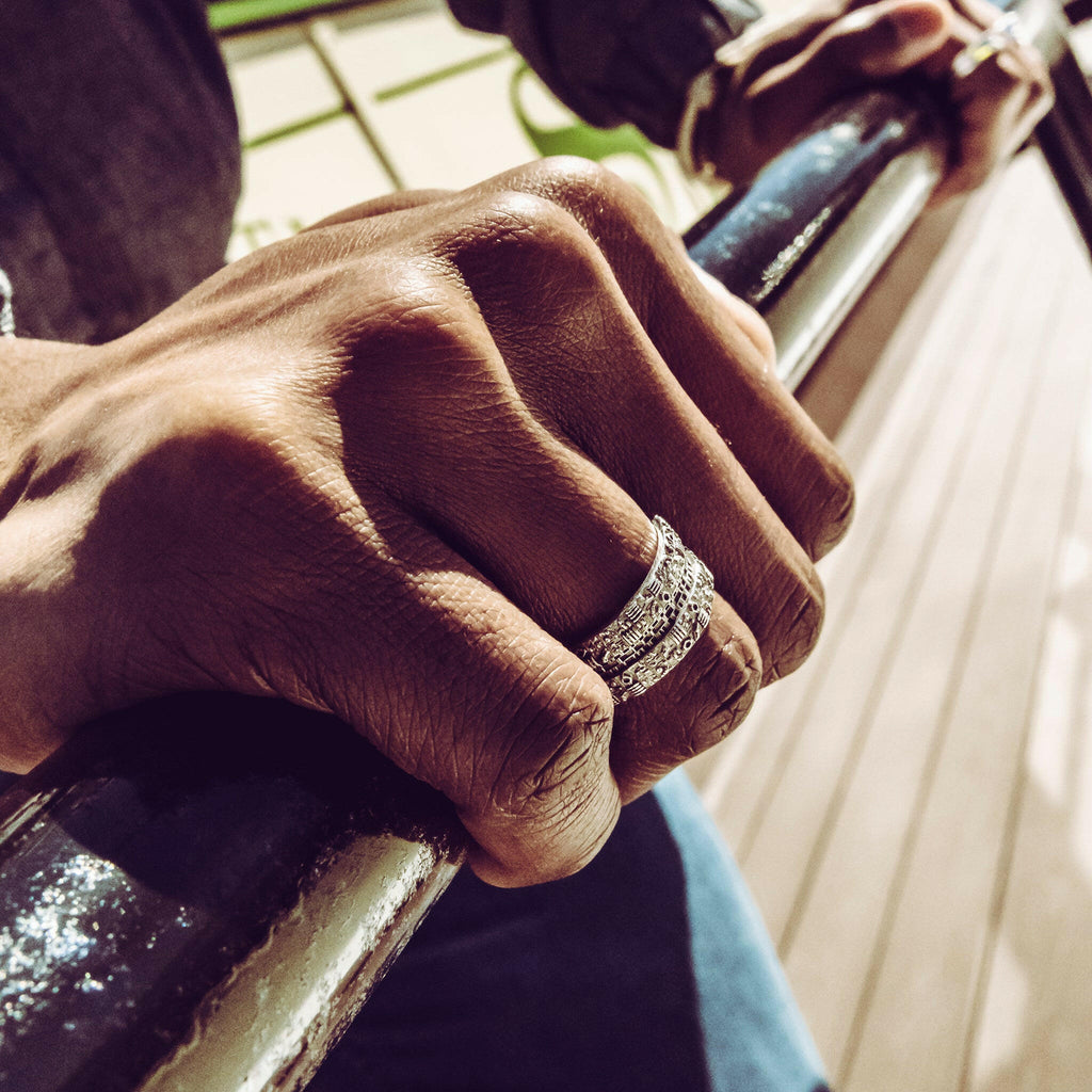 Meridian Trench Ring - Ilah Cibis Jewelry-Rings